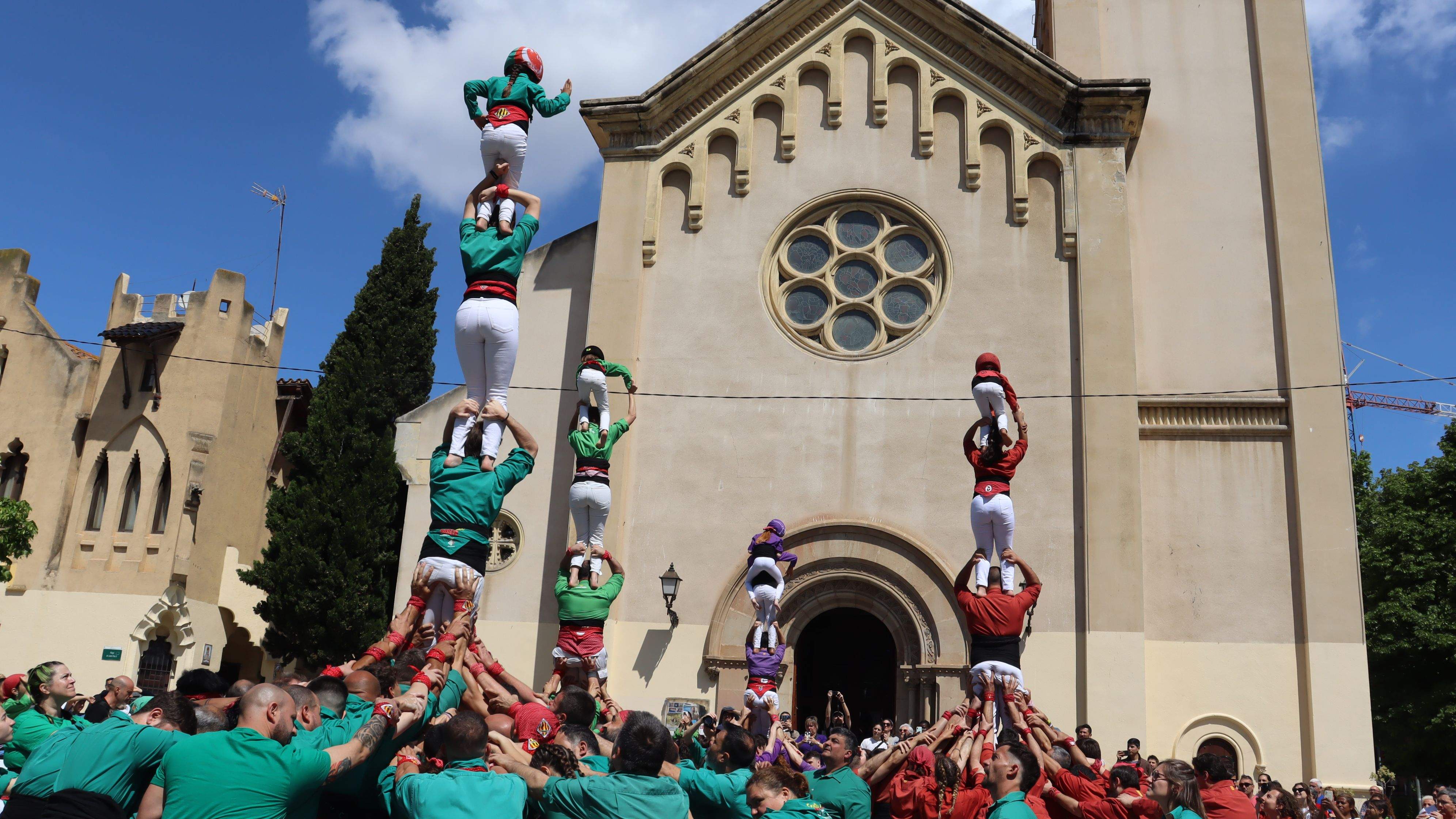 Diada Castellera Roser de Maig en imatges. FOTO: Marc Mata