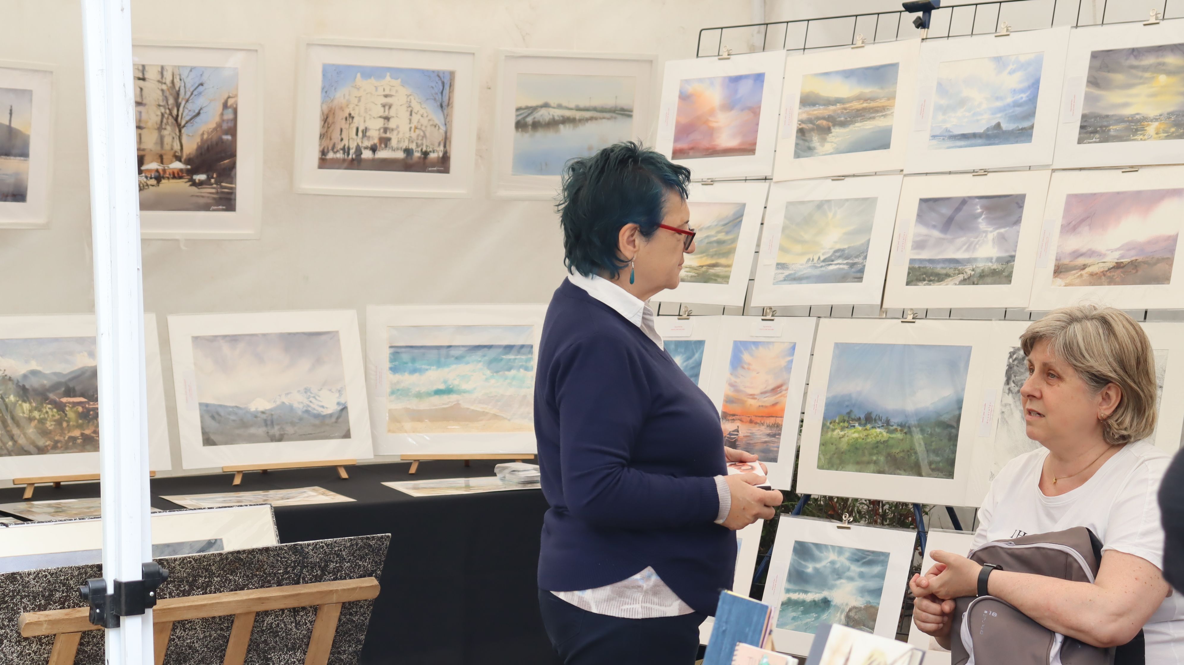 Fira d'Art de Primavera en imatges. FOTO: Marc Mata 