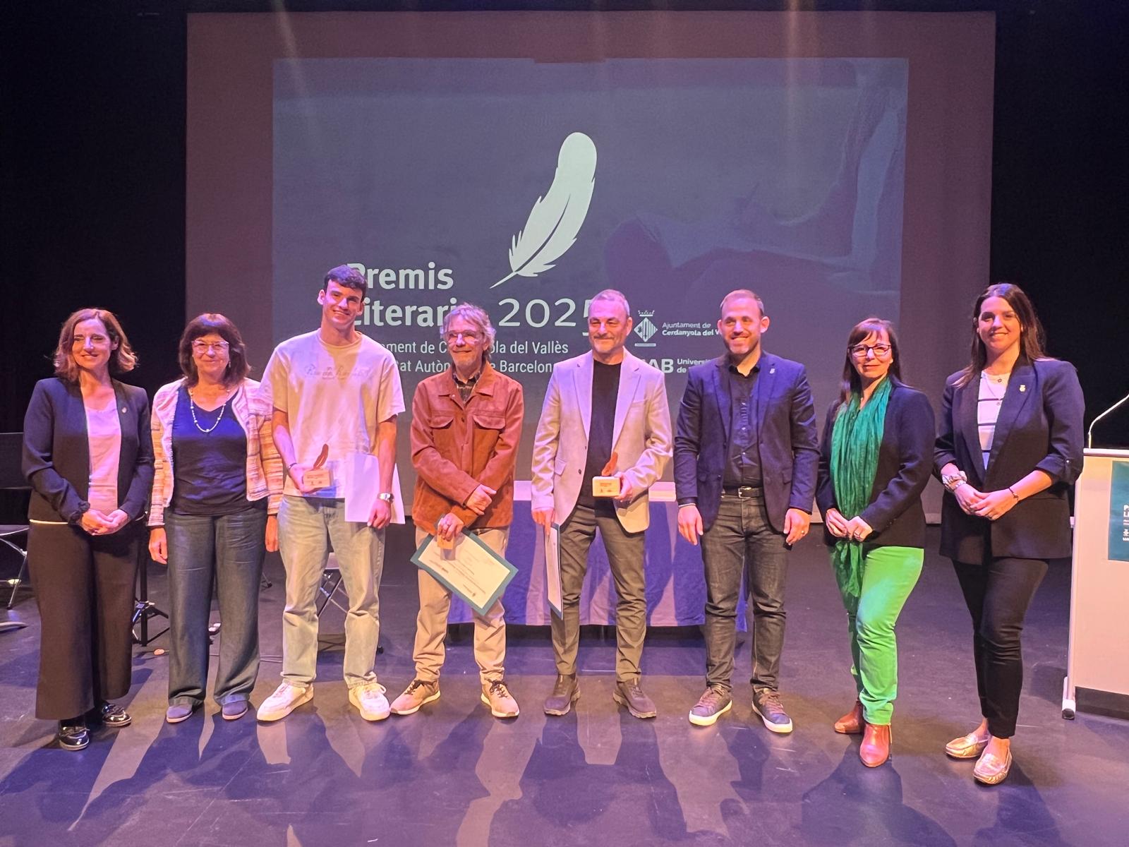 Ajuntament i UAB fan entrega dels Premis Literaris 2025. FOTO: Marc Mata