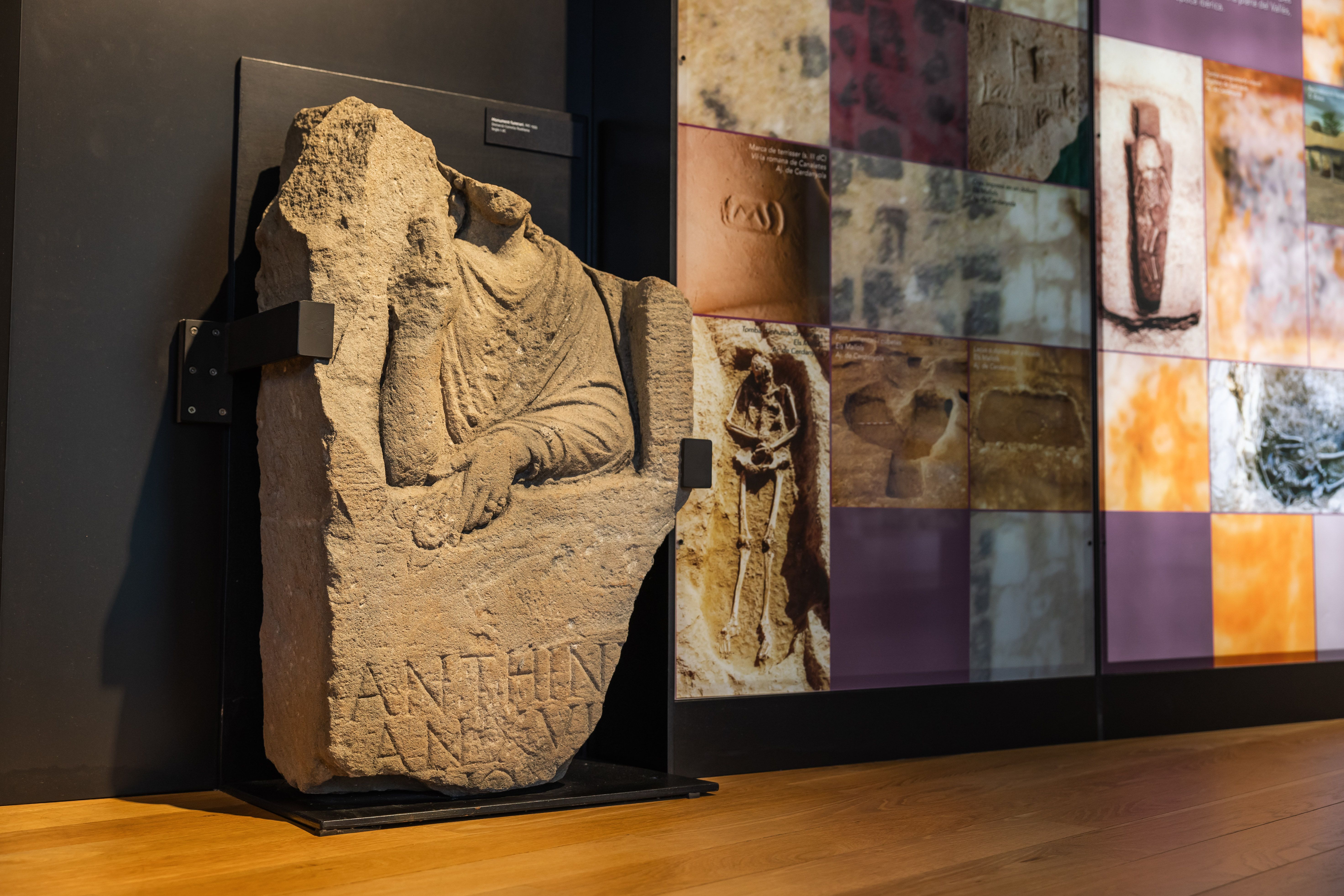 Escenes del Museu de Ca n’Oliver i la seva col·lecció permanent dedicada a la cultura ibèrica. FOTO: Arnau Padilla.