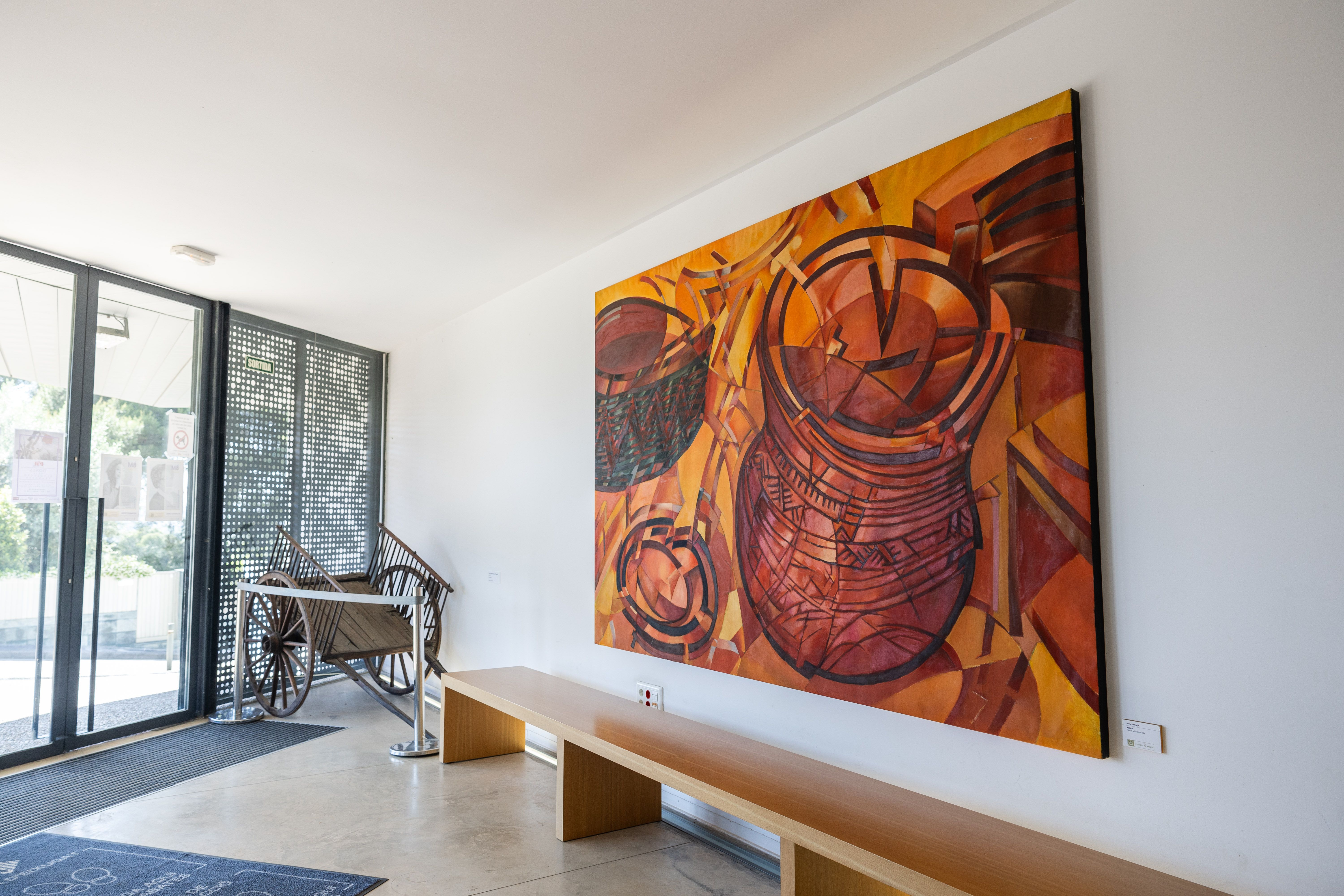 Entrada del Museu de Ca n’Oliver, dedicat a la cultura ibèrica. La seva col·lecció ha inspirat a artistes com Jesús Bolinaga. FOTO: Arnau Padilla.