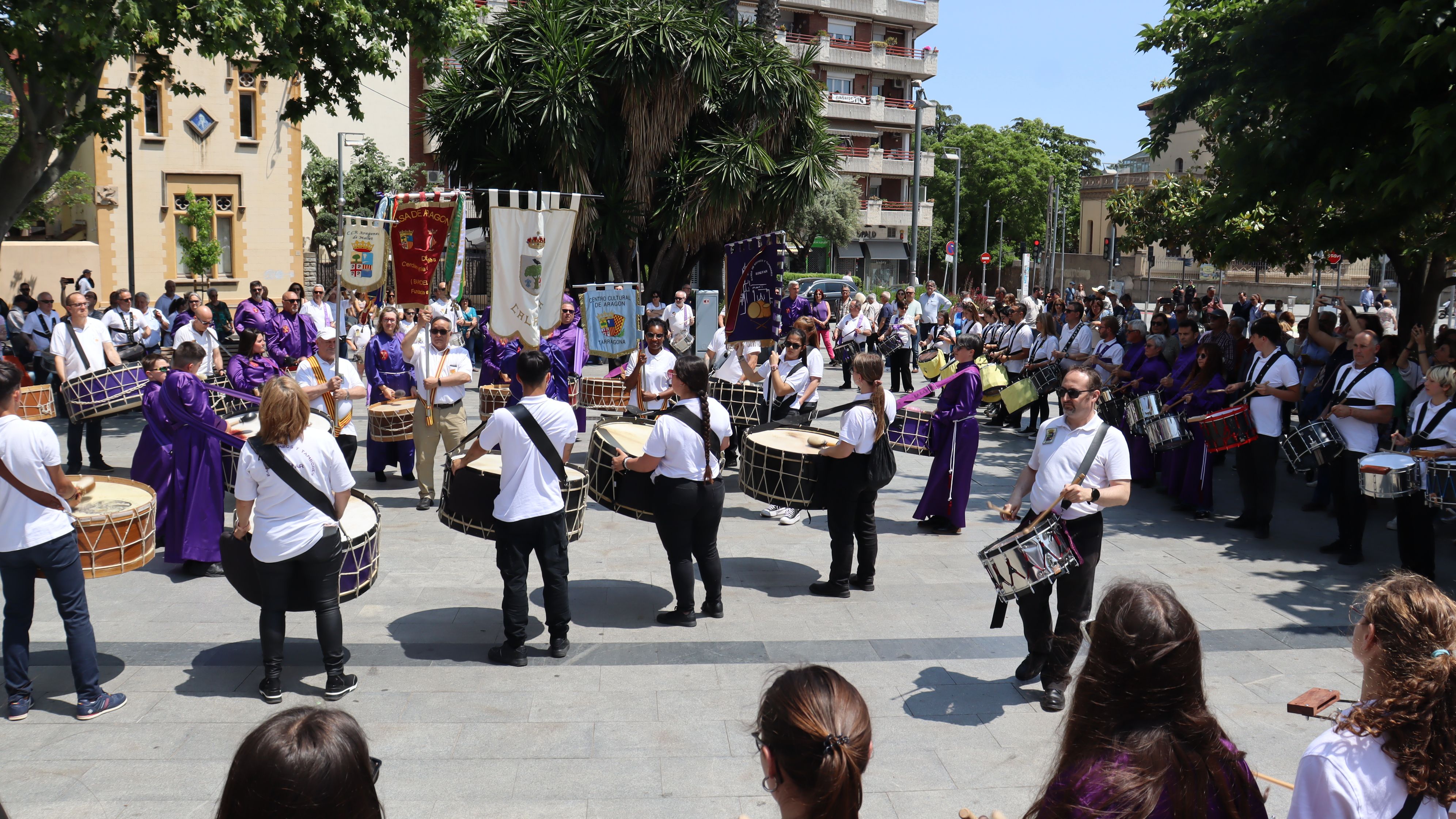 XVIII Trobada de tambors i bombos d'Aragó. FOTO: Marc Mata  