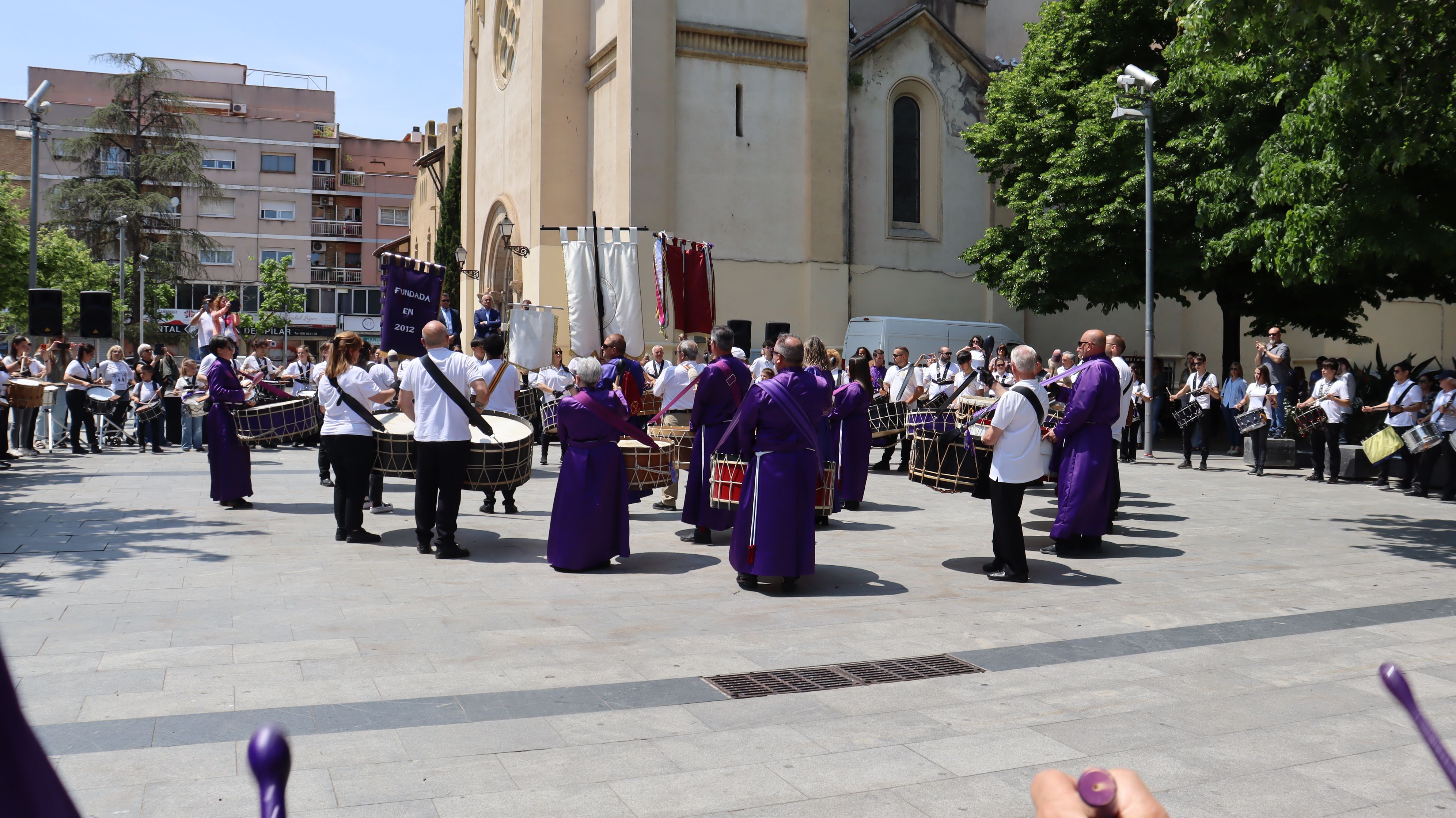 XVIII Trobada de tambors i bombos d'Aragó. FOTO: Marc Mata 