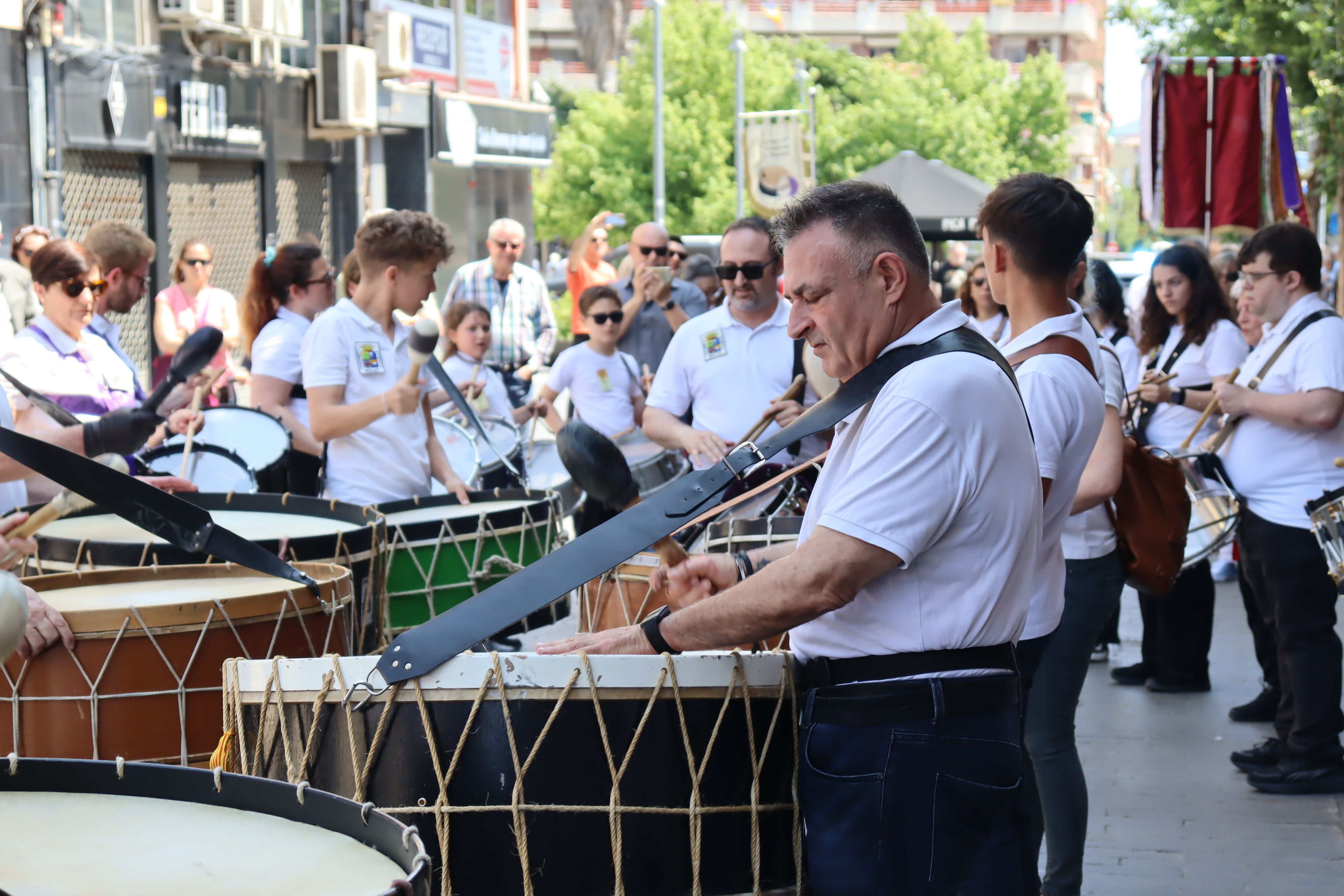 XVIII Trobada de tambors i bombos d'Aragó. FOTO: Marc Mata  