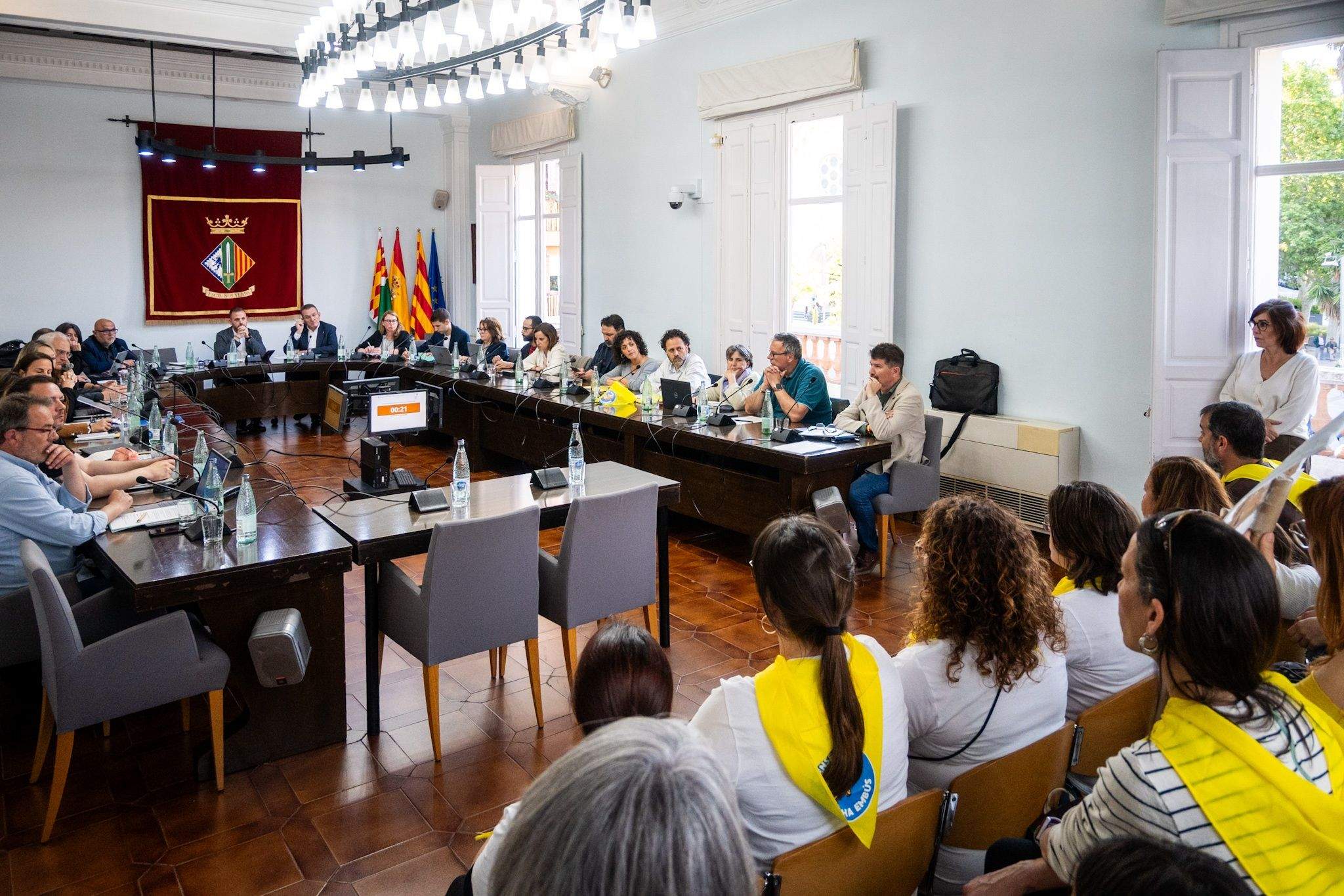 Audiència ciutadana prèvia al ple d'abril. FOTO: Paula Sama. 