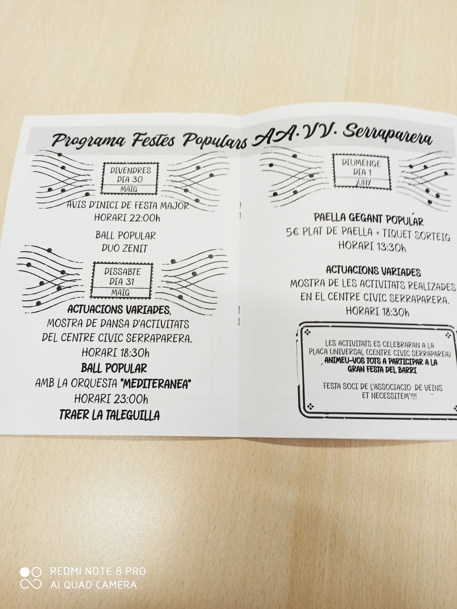  Programa de la Festa Major Serraparera