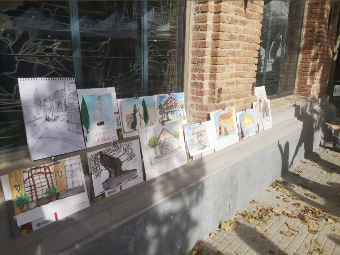 Foto de dibuixos fets amb sketching. FOTO: AJuntament Foto de dibuixos fets amb sketching. FOTO: AJuntament