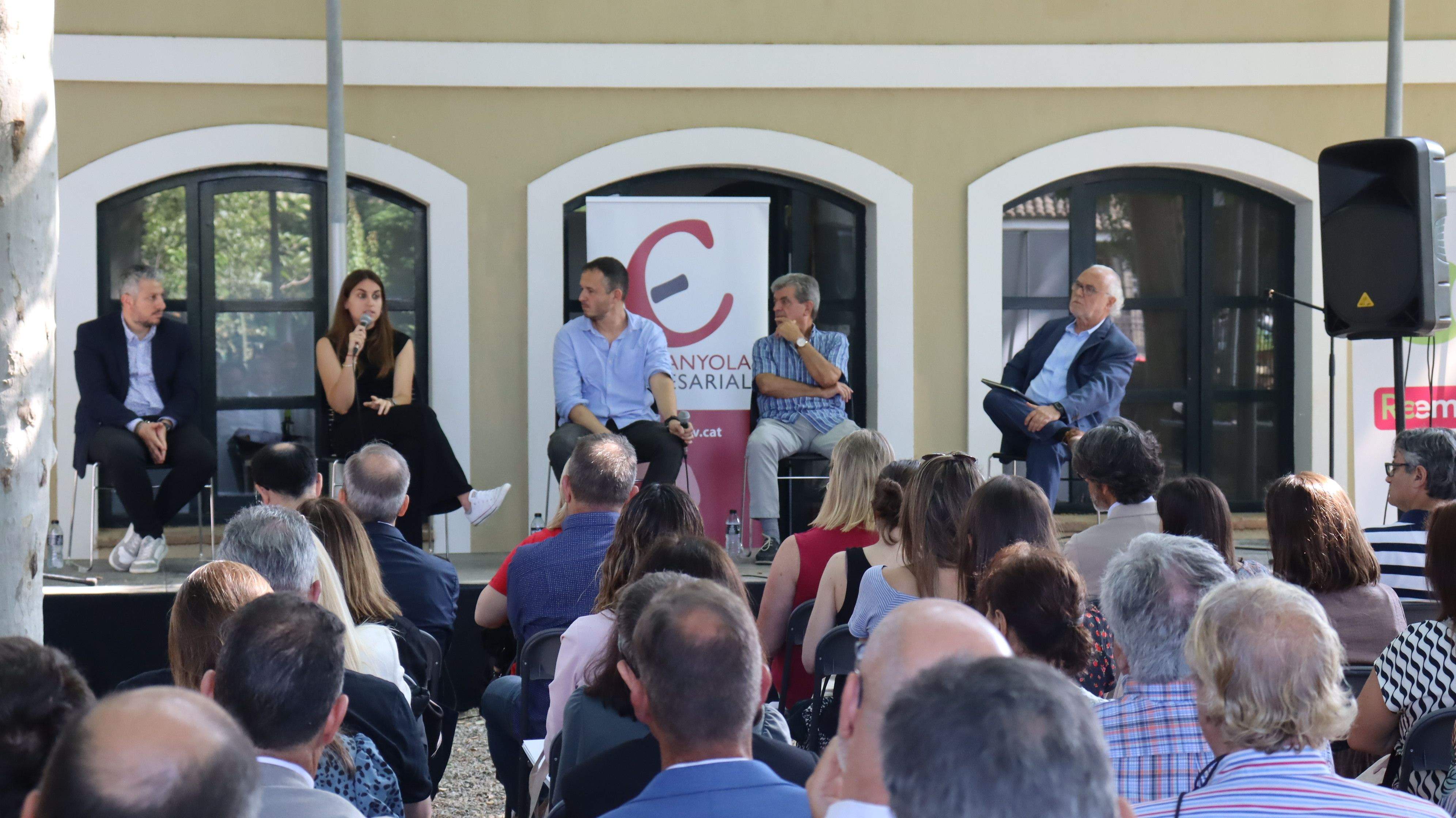 Cerdanyola acull un nou Esmorzar Empresarial centrat a la Reempresa. FOTO: Marc Mata 