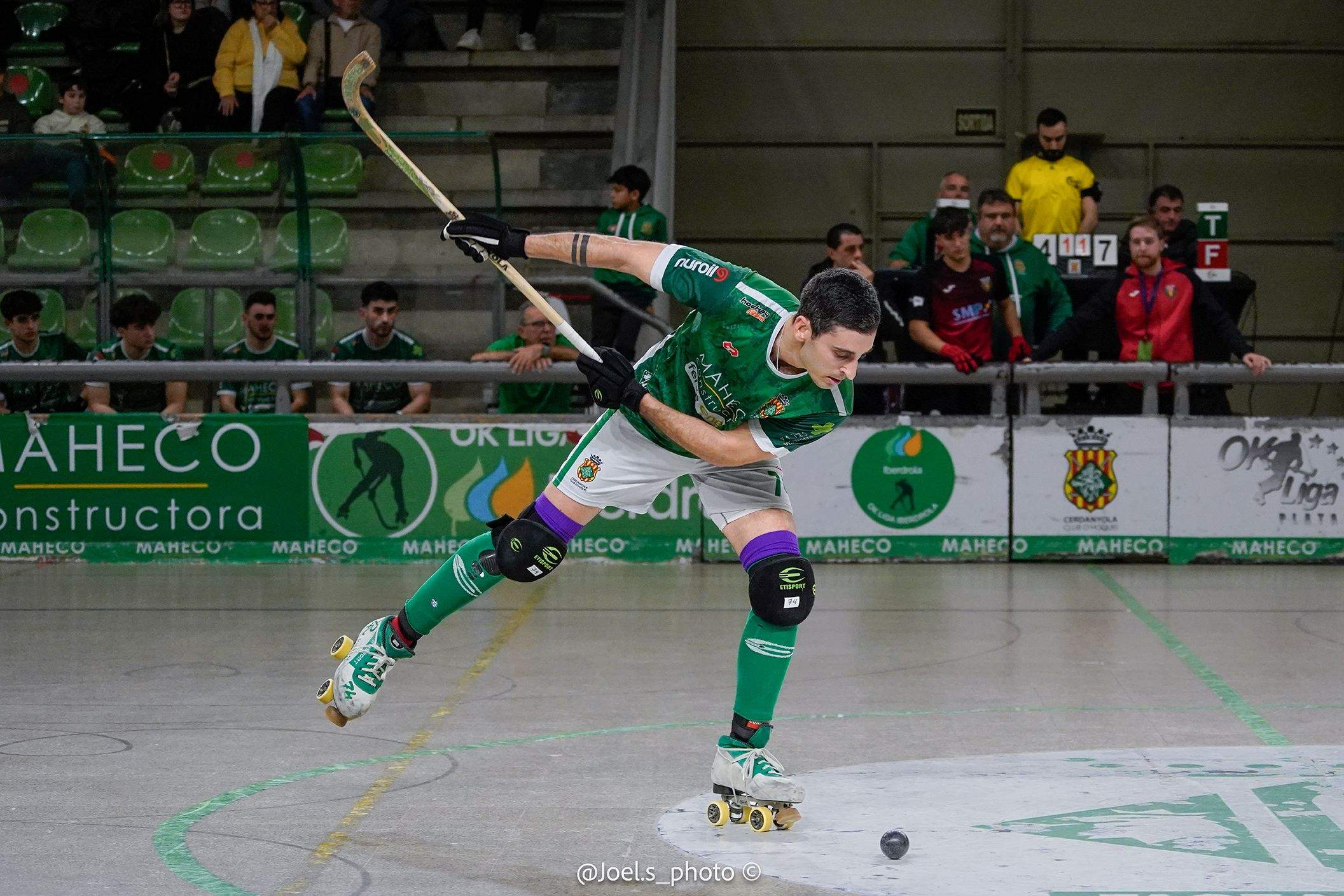 Can Xarau viurà aquest diumenge una jornada decisiva pel hoquei cerdanyolenc. FOTO: Joel's photo