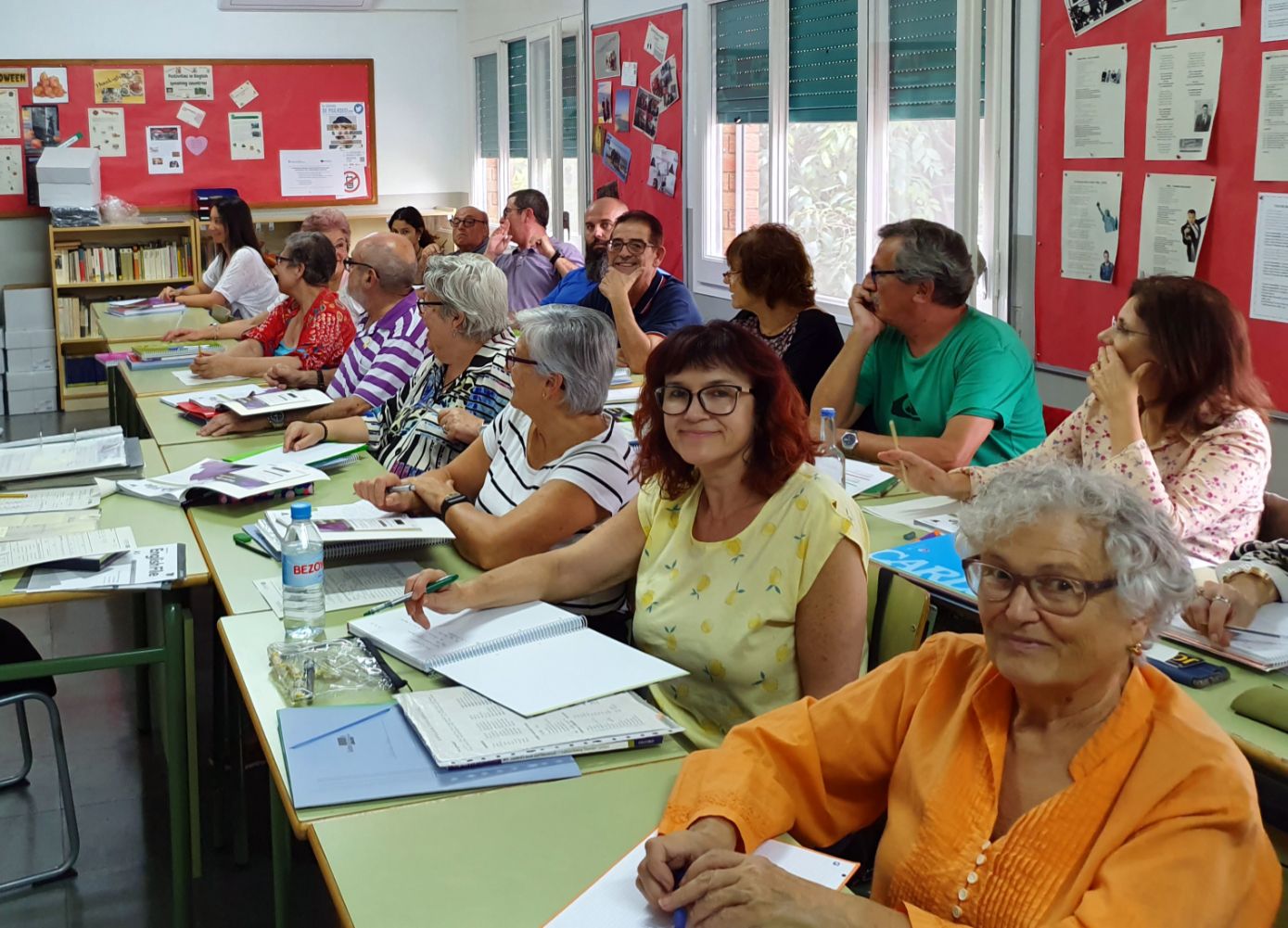 Alumnat del Centre de Formació l'Alzina. FOTO: AJuntament. 