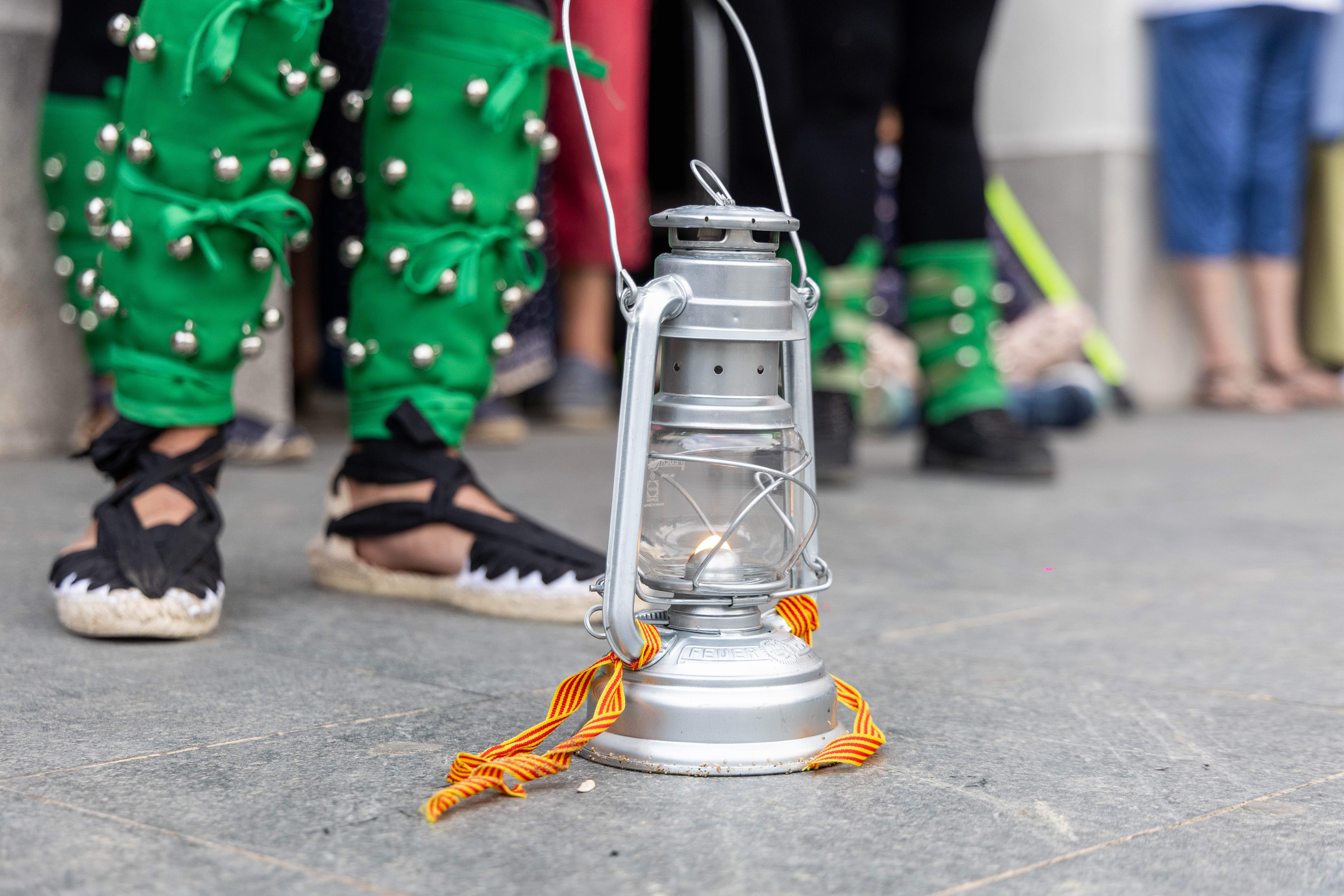 La flama del Canigó encendrà la revetlla a Cerdanyola. FOTO: Núria Puentes