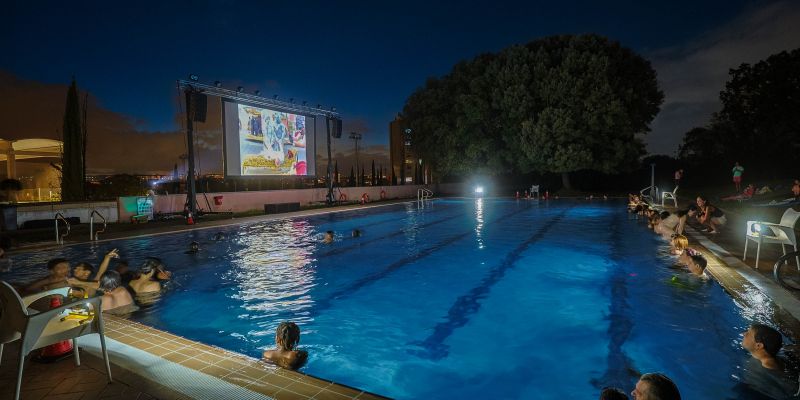Activitats nocturnes a la piscina del Turonet. FOTO: Núria Puentes (Ajuntament) 