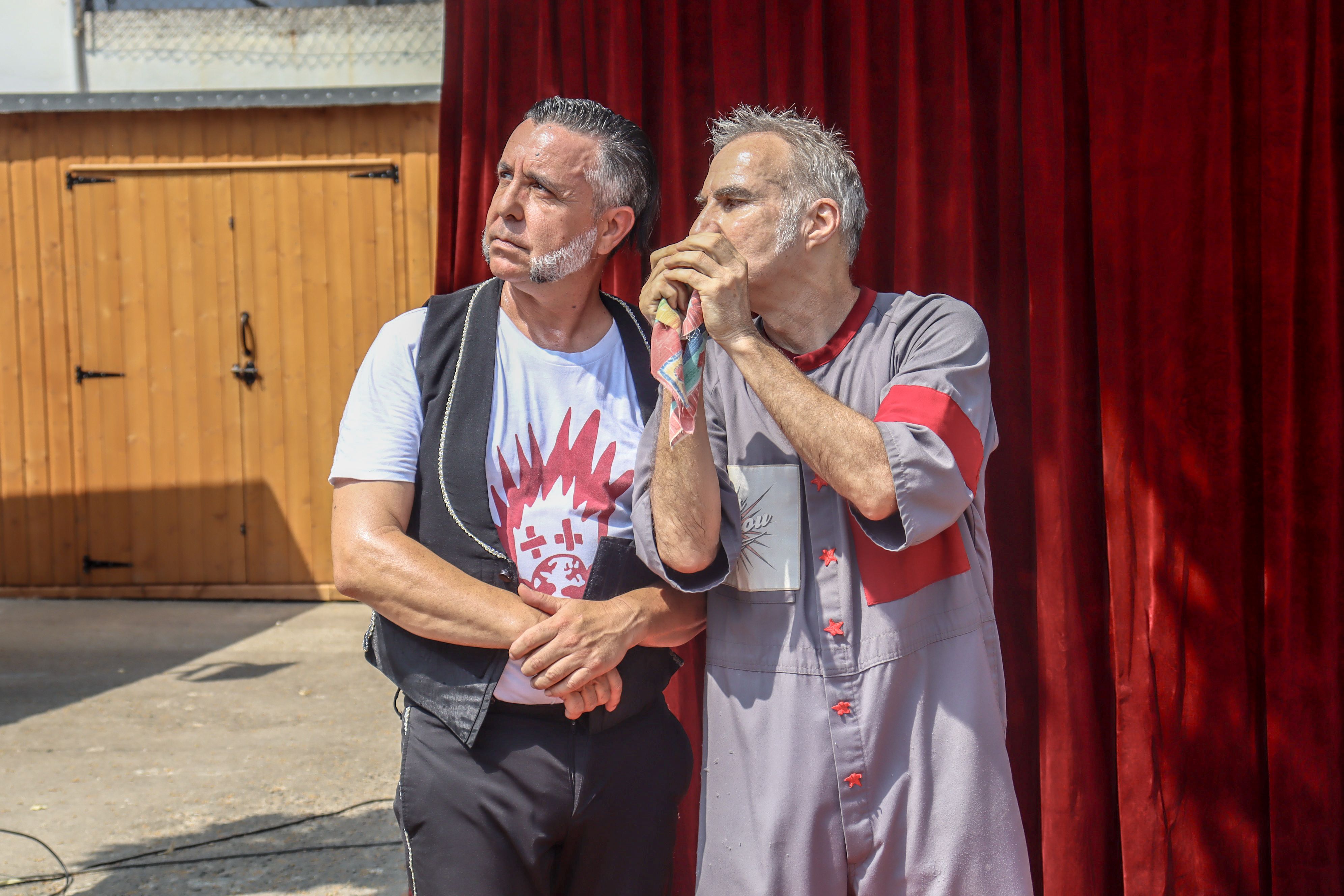 Pallassos sense Fronteres al Cerdanyola Menuda. FOTO Marc Mata