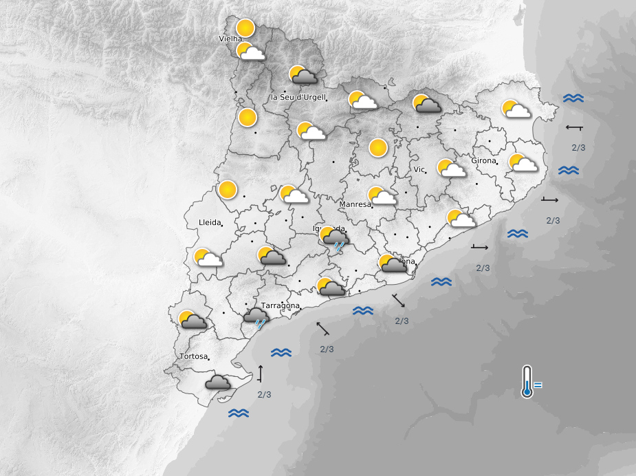 Alerta d'avis per pluja Alerta d'avis per pluja