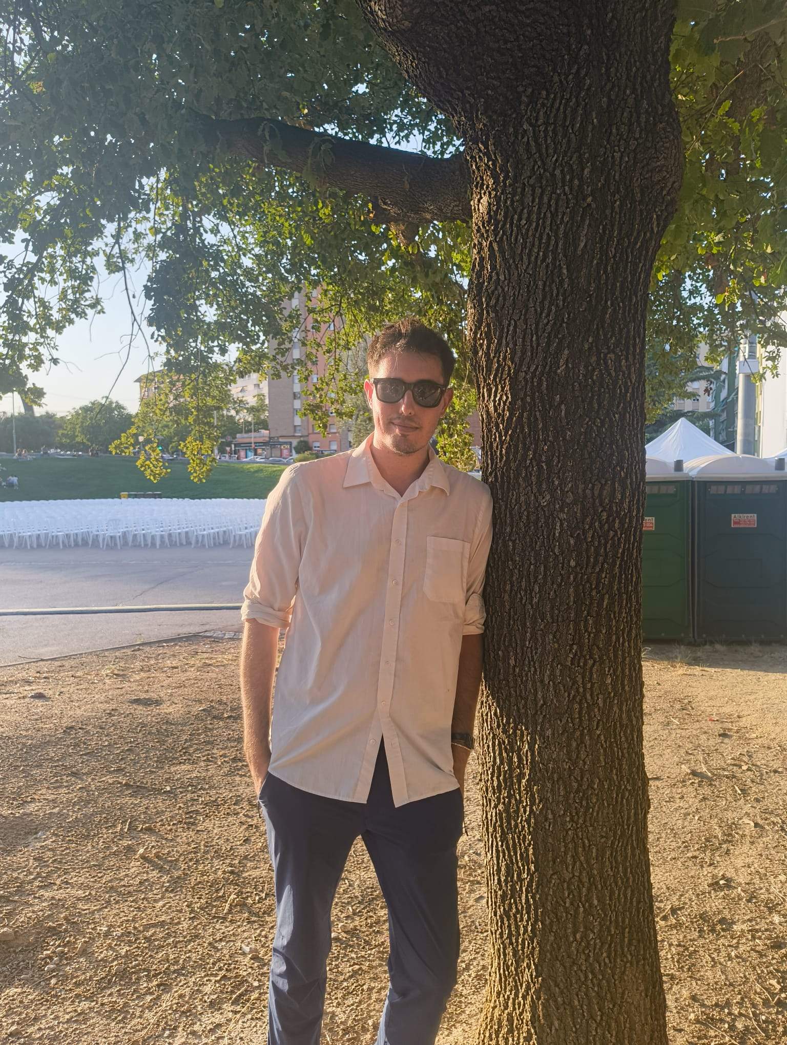 Marc López, fotografiat dilluns al Parc del Turonet, poques hores abans d'arrancar la 26a edició del FantosFreak. FOTO: Martí Guerau