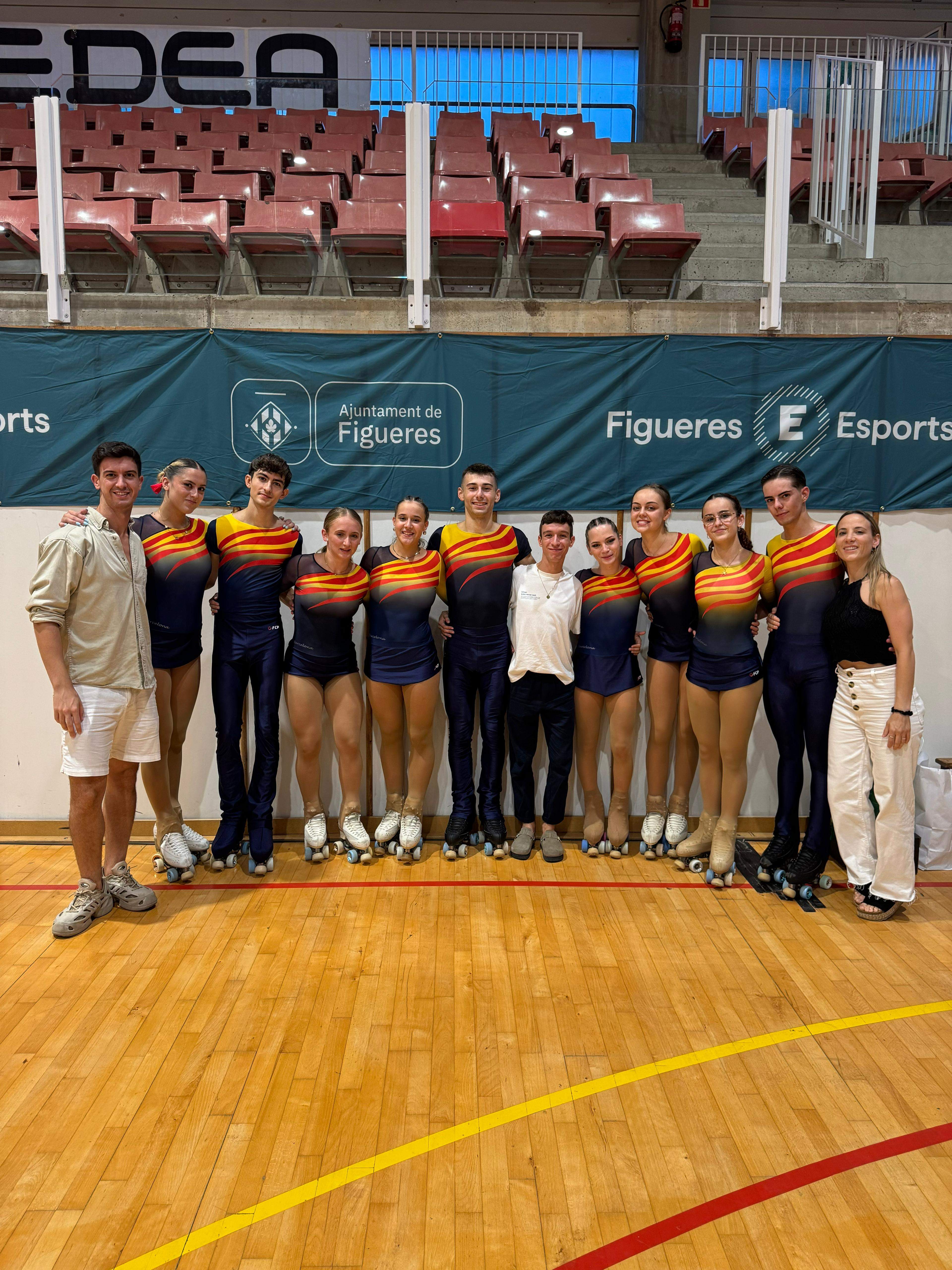 Rubén Quintero amb el seu equip després del campionat FOTO: CEDIDA