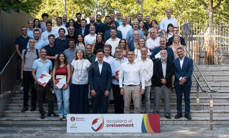 Les empreses participants en la 14a edició del programa ' Accelera el Creixement'. FOTO: PIMEC Les empreses participants en la 14a edició del programa ' Accelera el Creixement'. FOTO: PIMEC