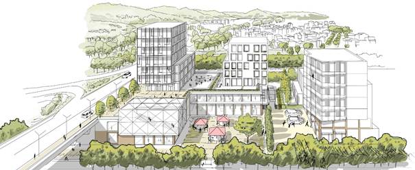 Simulació del nou Hospital Ernest Lluch del Vallès Occidental. FOTO: AMB | ACN