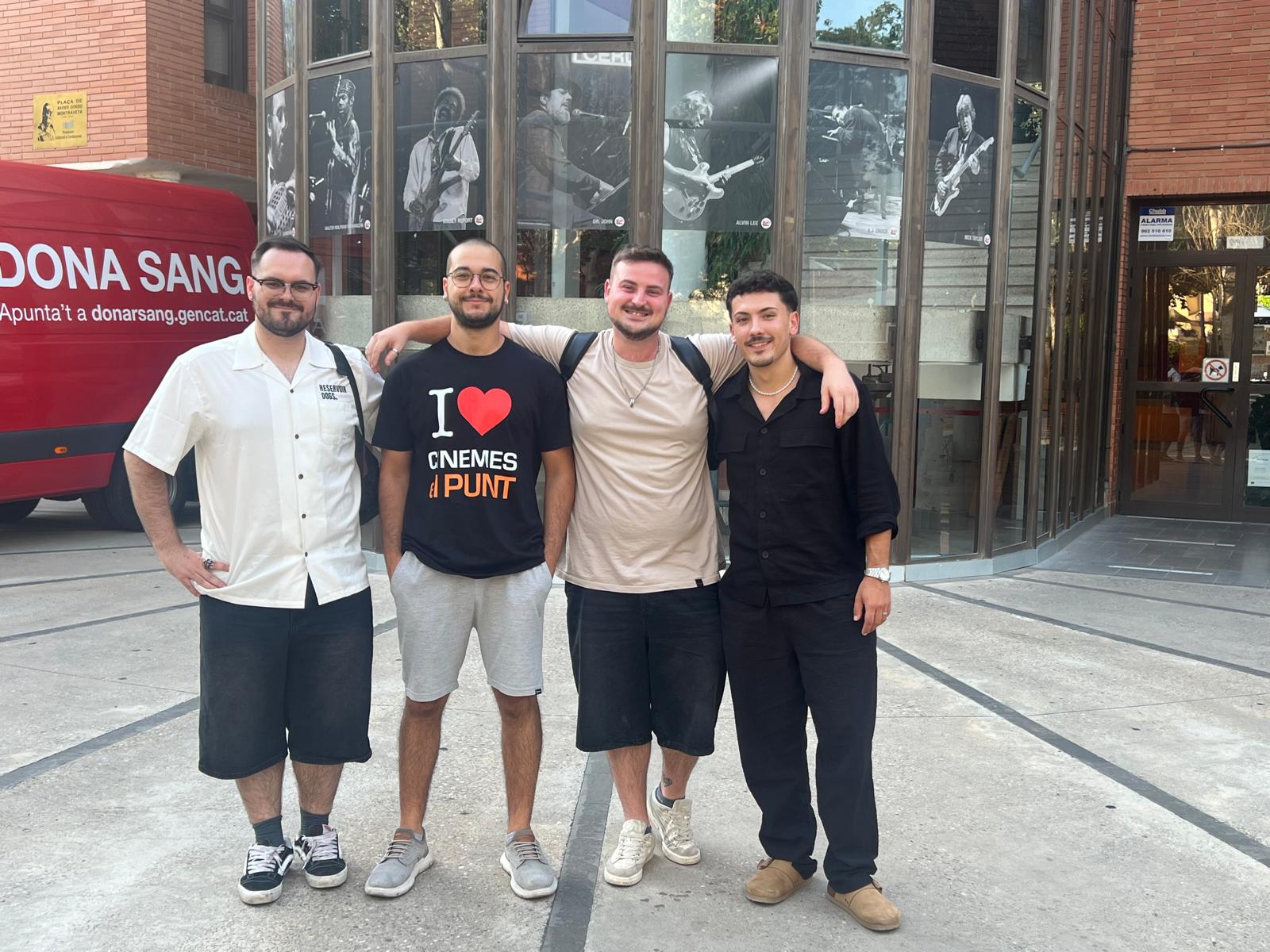L'equip de Propera Parada: Cerdanyola, Chesco Murillo, Alejandro Martín, Pedro Martín i Joel García. Foto: Marc Mata