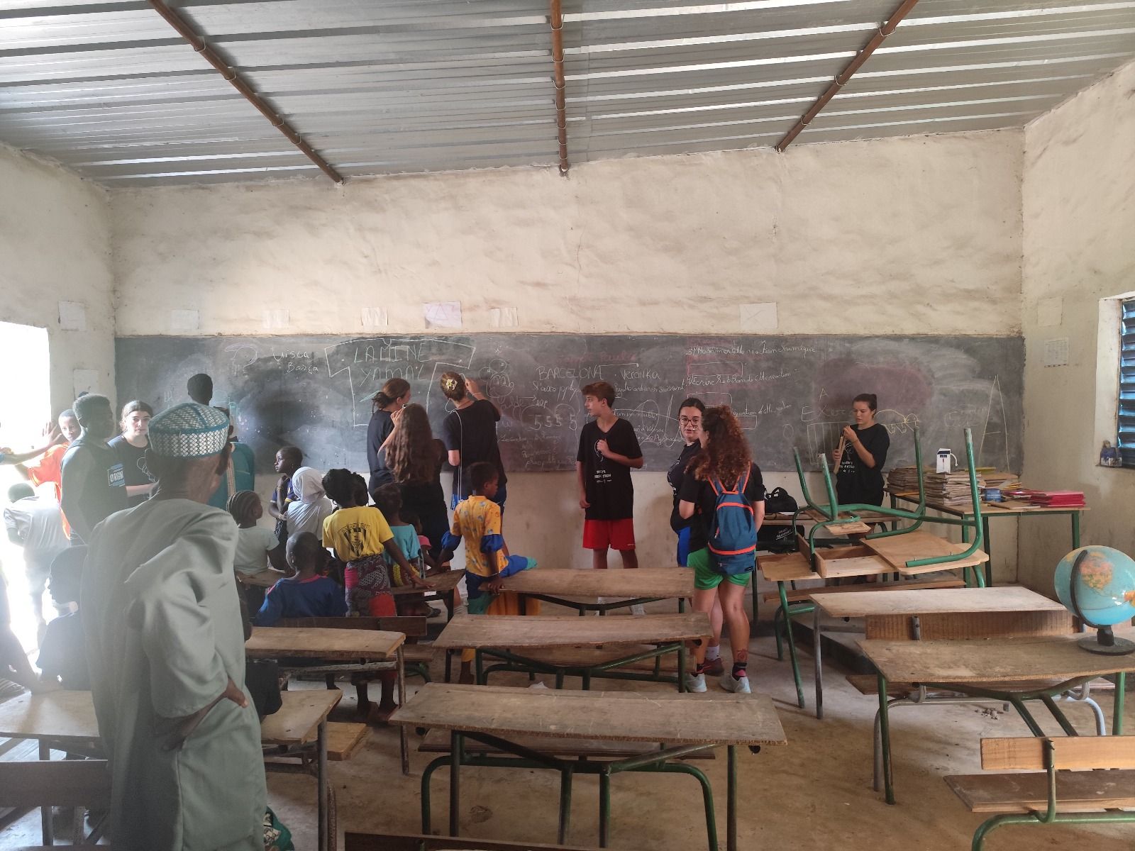 Cooperació catalana a escoles i clubs del Senegal. FOTO: Cedida
