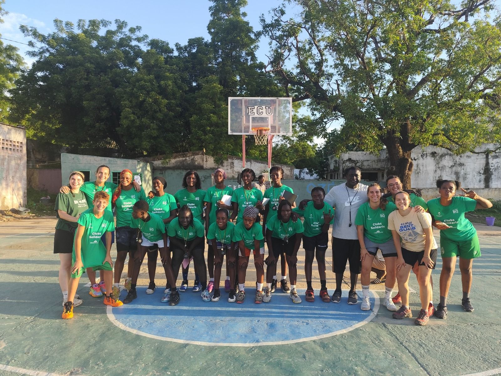 Cooperació catalana a escoles i clubs del Senegal. FOTO: Cedida