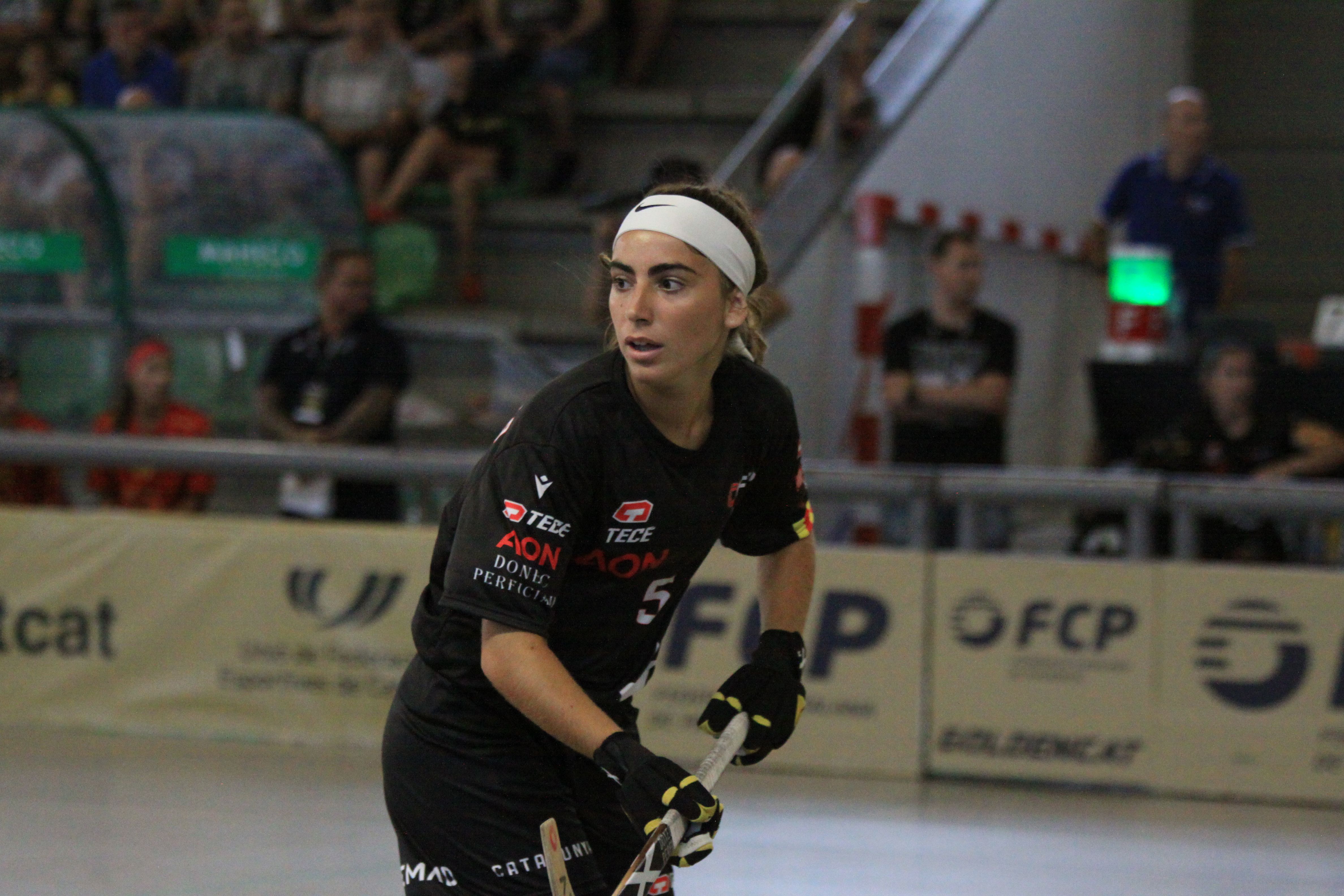 Irene Torres a la Golden Cat contra Portugal. Foto: Laia Jubany