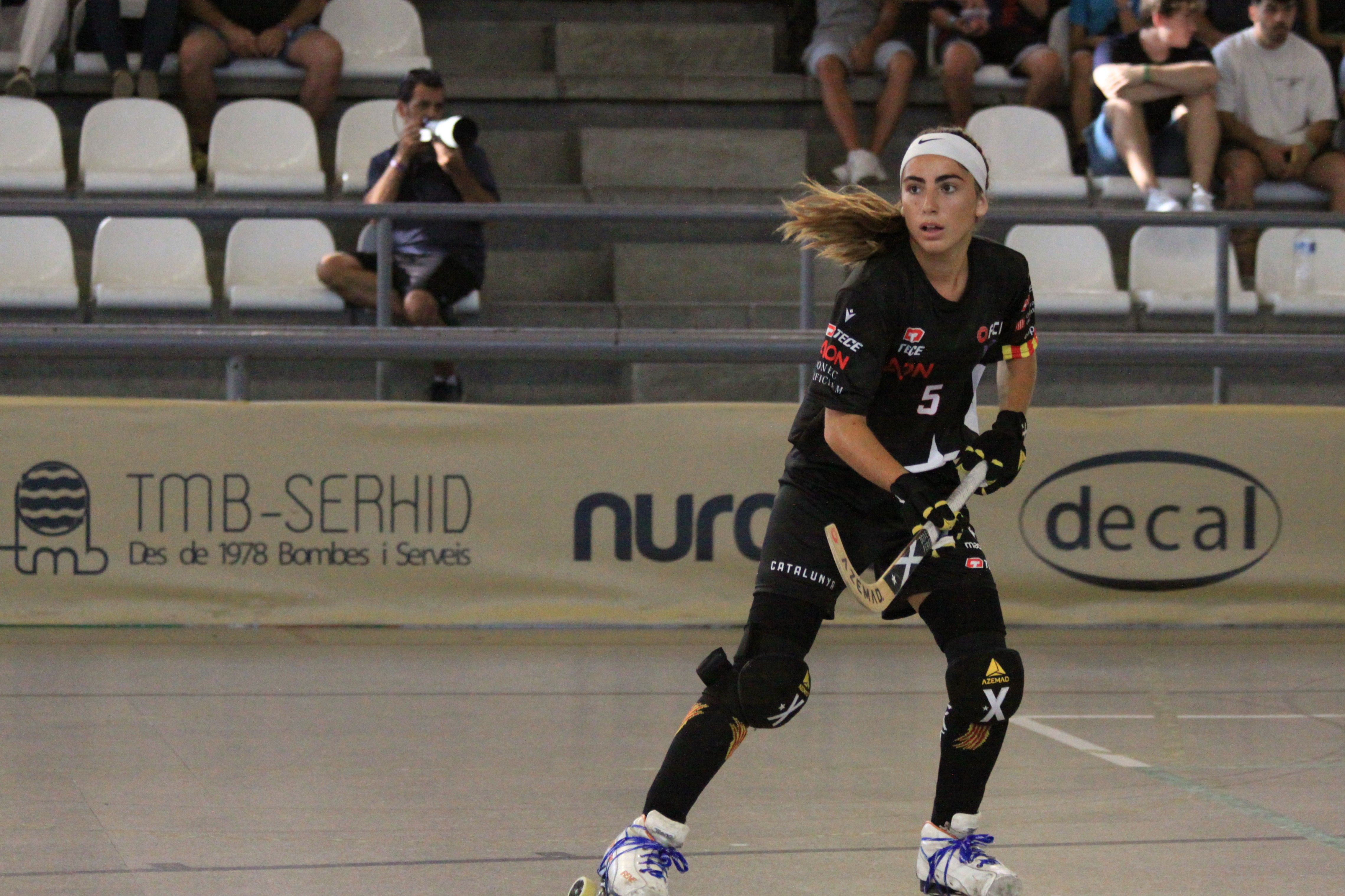 Irene Torres a la Golden Cat contra Portugal. Foto: Laia Jubany