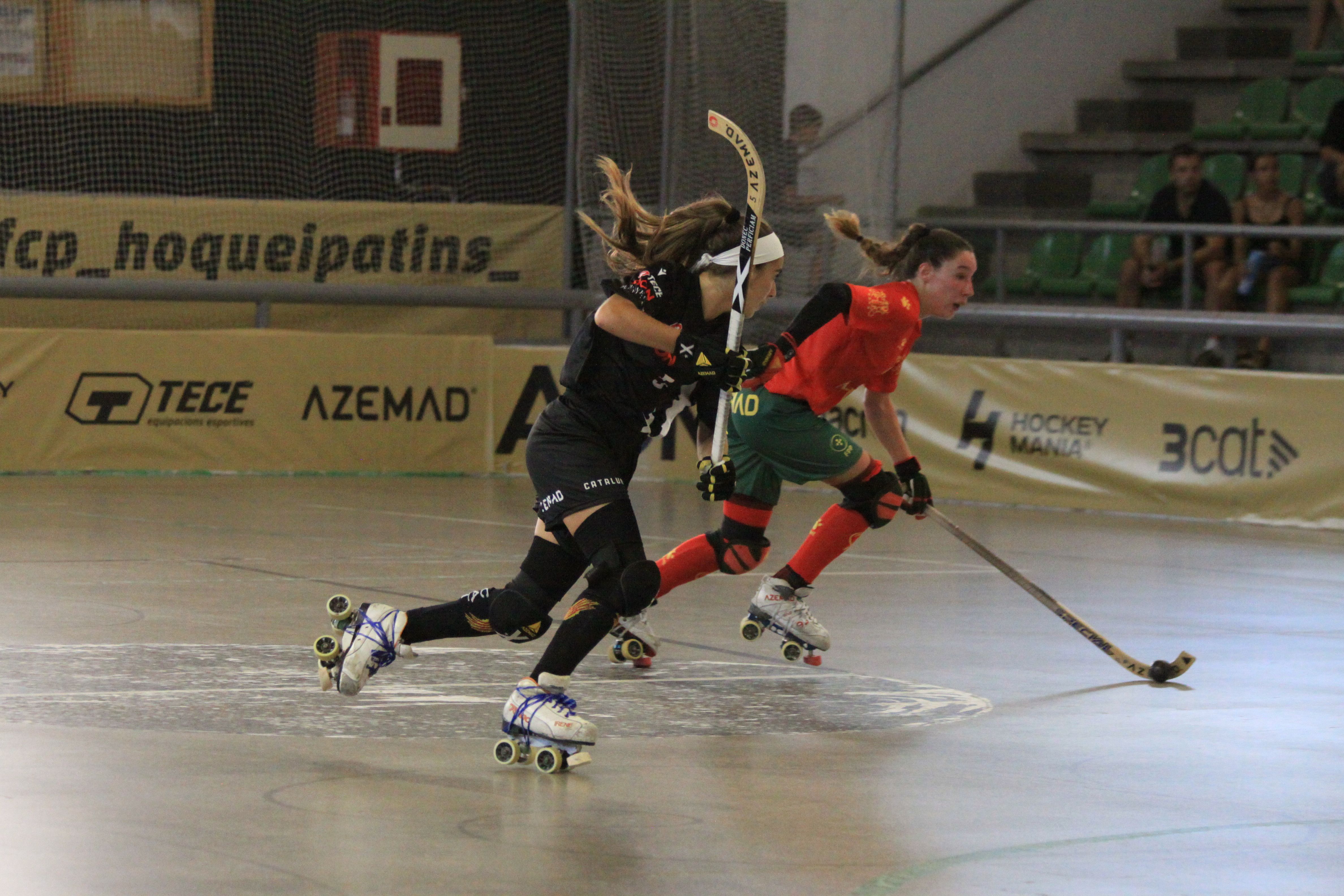 Irene Torres a la Golden Cat contra Portugal. Foto: Laia Jubany