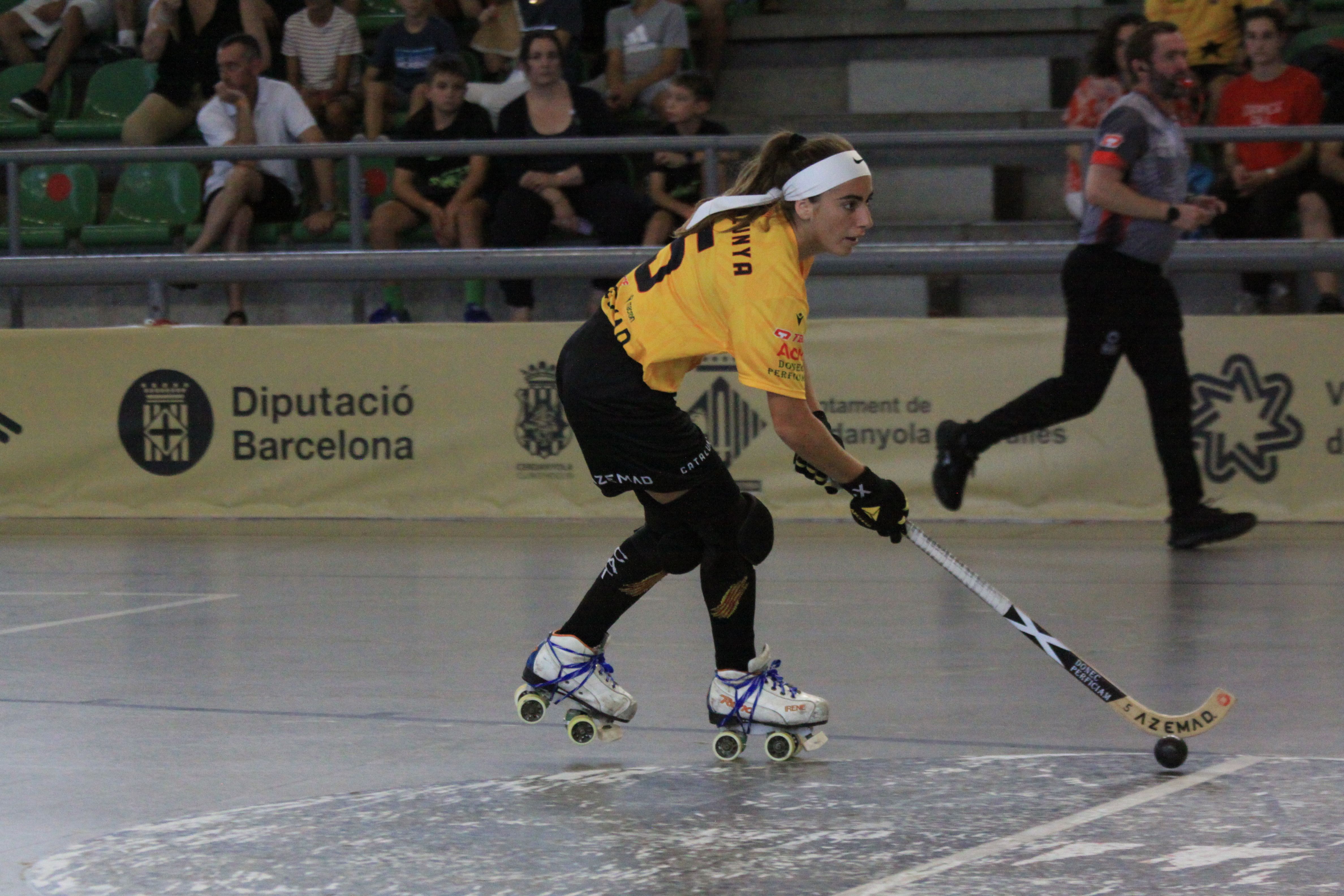 Irene Torres en el partit contra França a la Golden Cat 2025. Foto: Laia Jubany