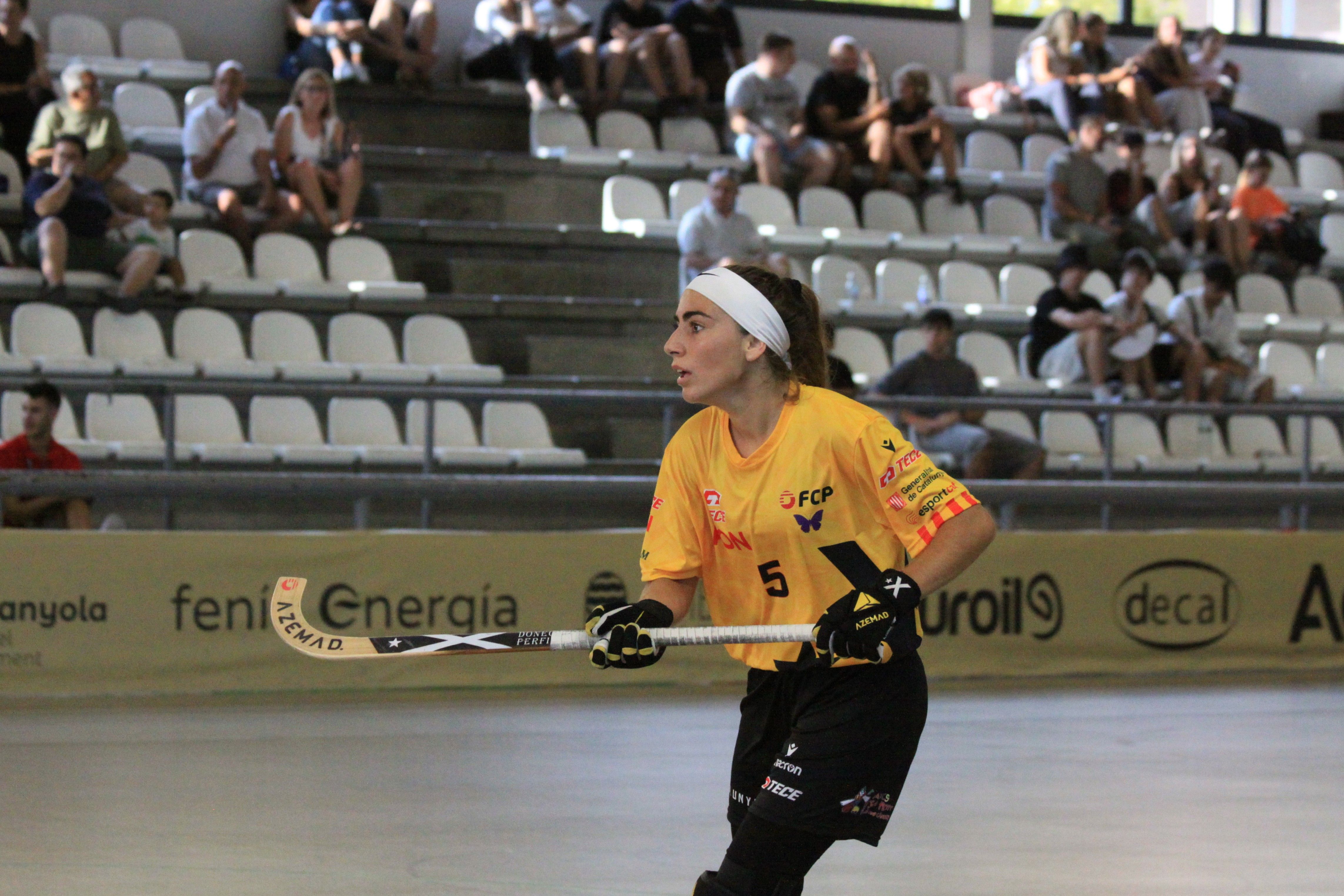 Irene Torres en el partit contra França a la Golden Cat 2025. Foto: Laia Jubany