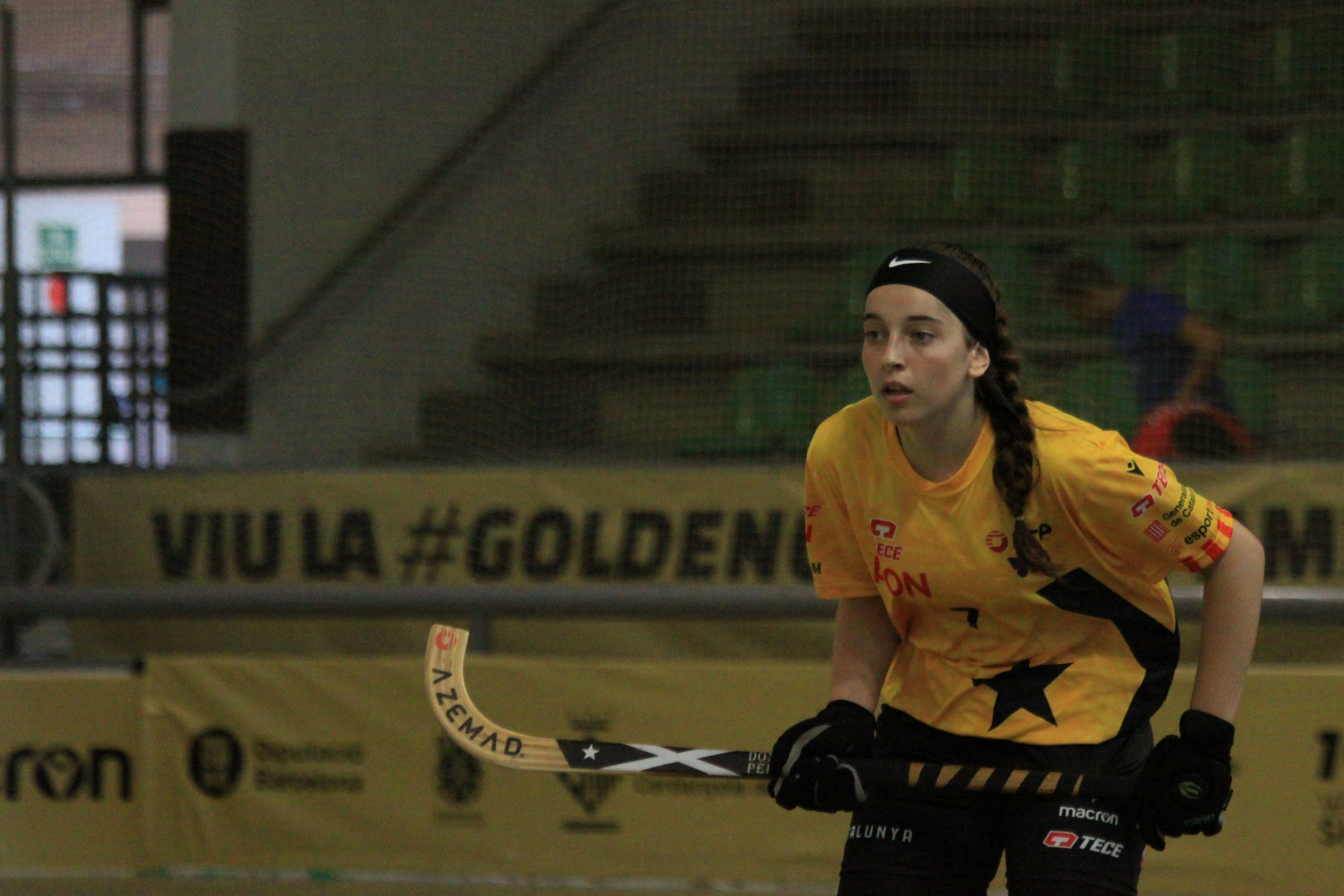Noa González en el partit contra França a la Golden Cat 2025. Foto: Laia Jubany