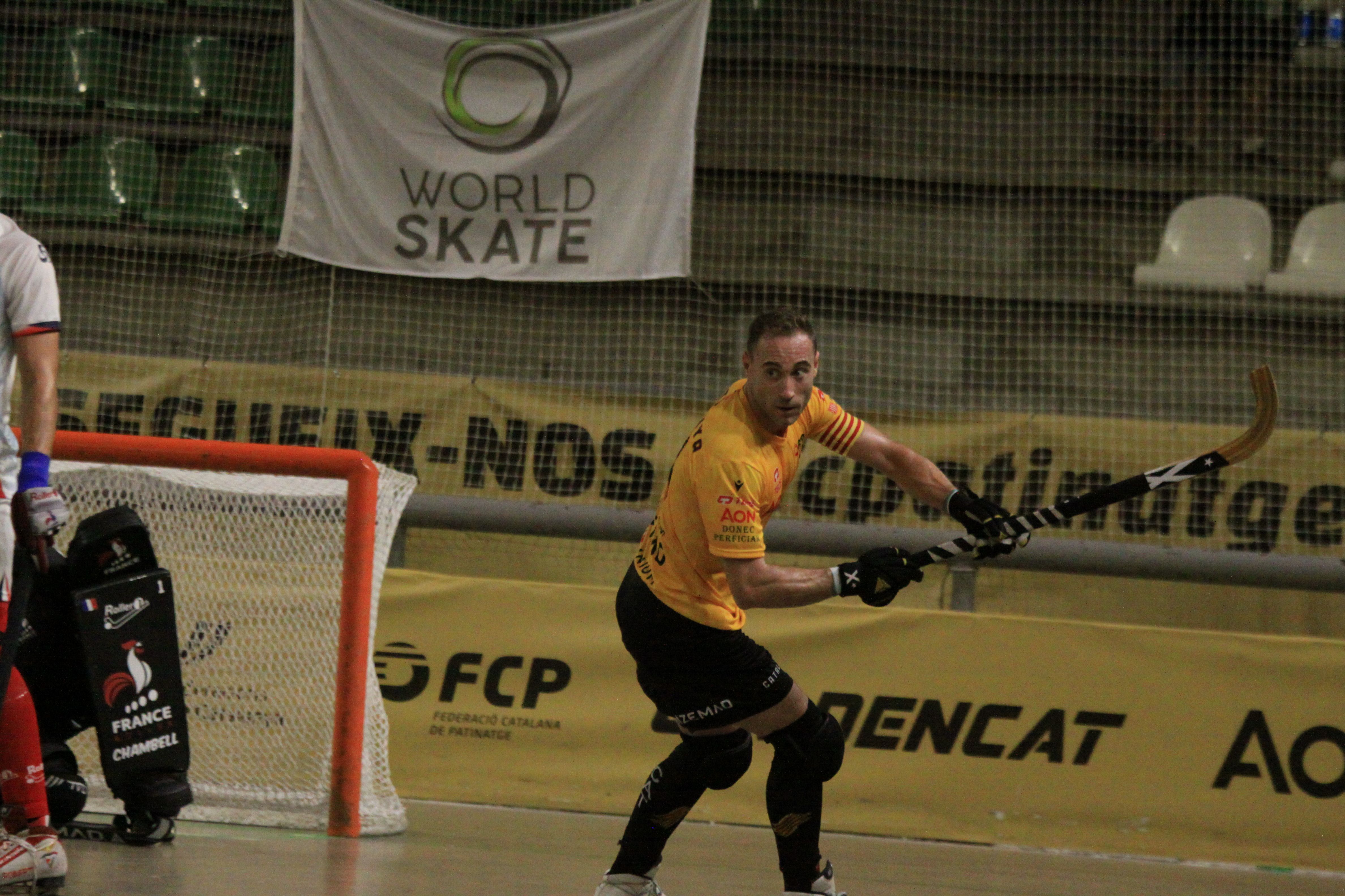 Marc Coy en el partit contra França a la Golden Cat 2025. Foto: Laia Jubany