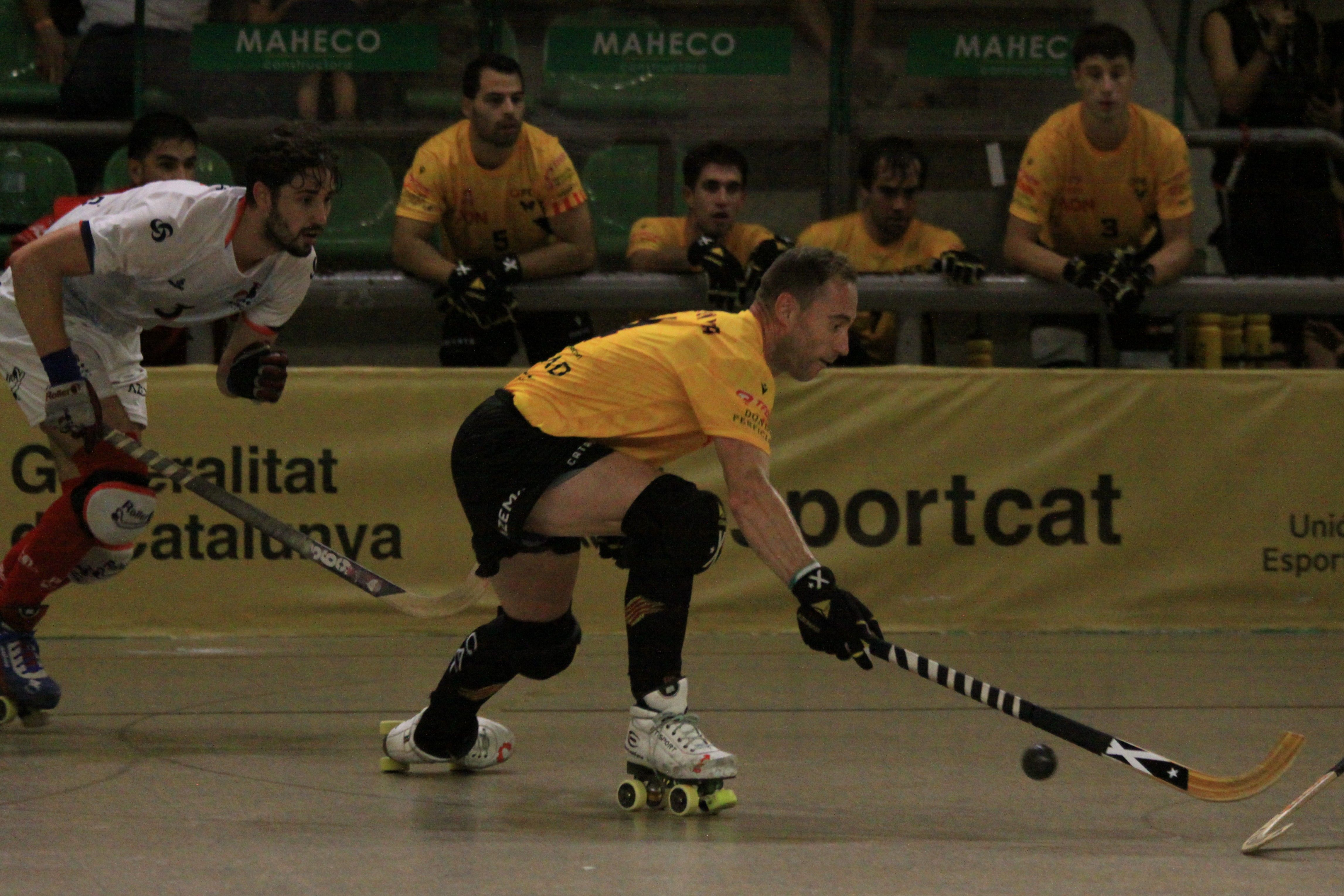Marc Coy en el partit contra França a la Golden Cat 2025. Foto: Laia Jubany