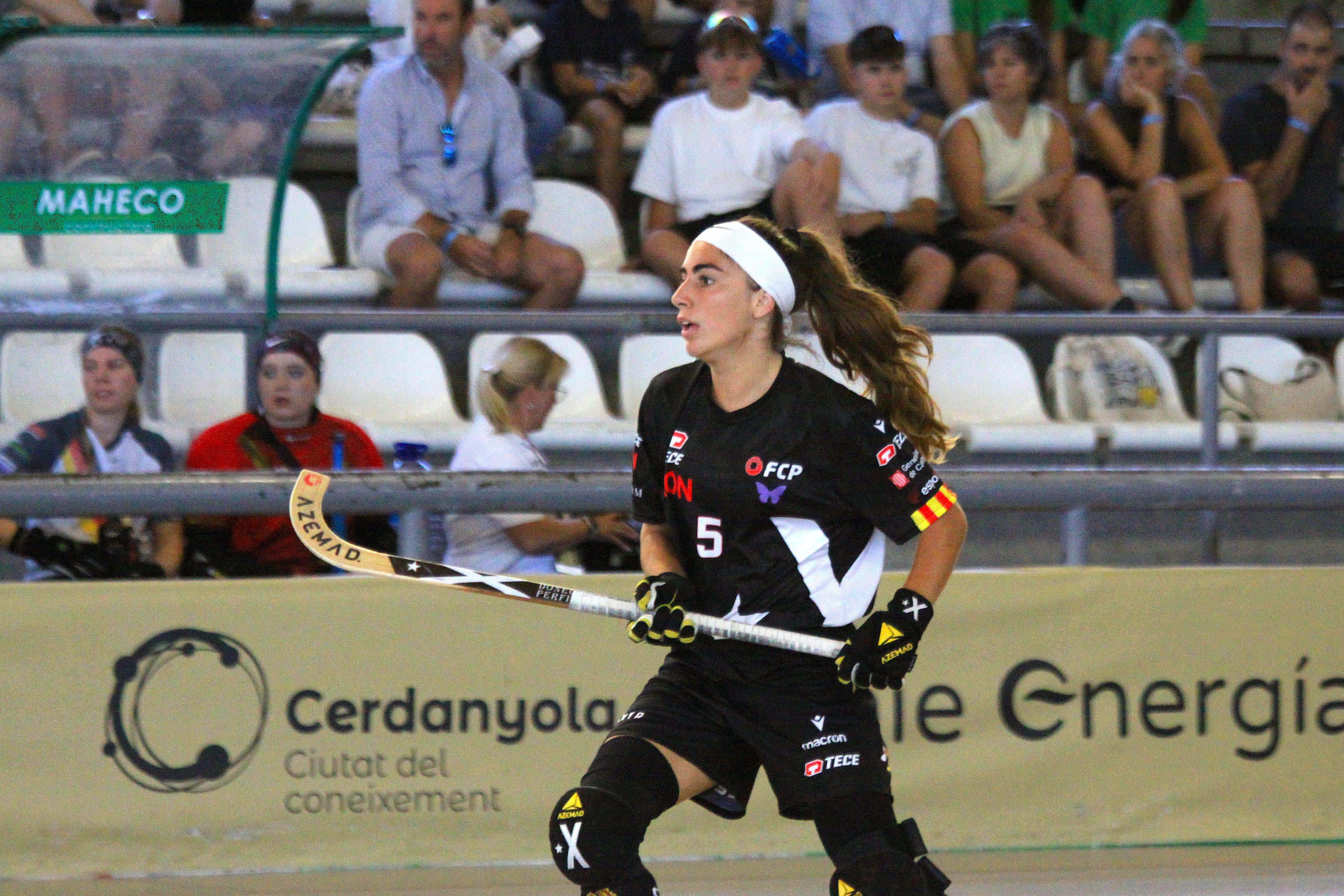 Irene Torres en el partit contra Alemanya a la Golden Cat 2025. Foto: Laia Jubany
