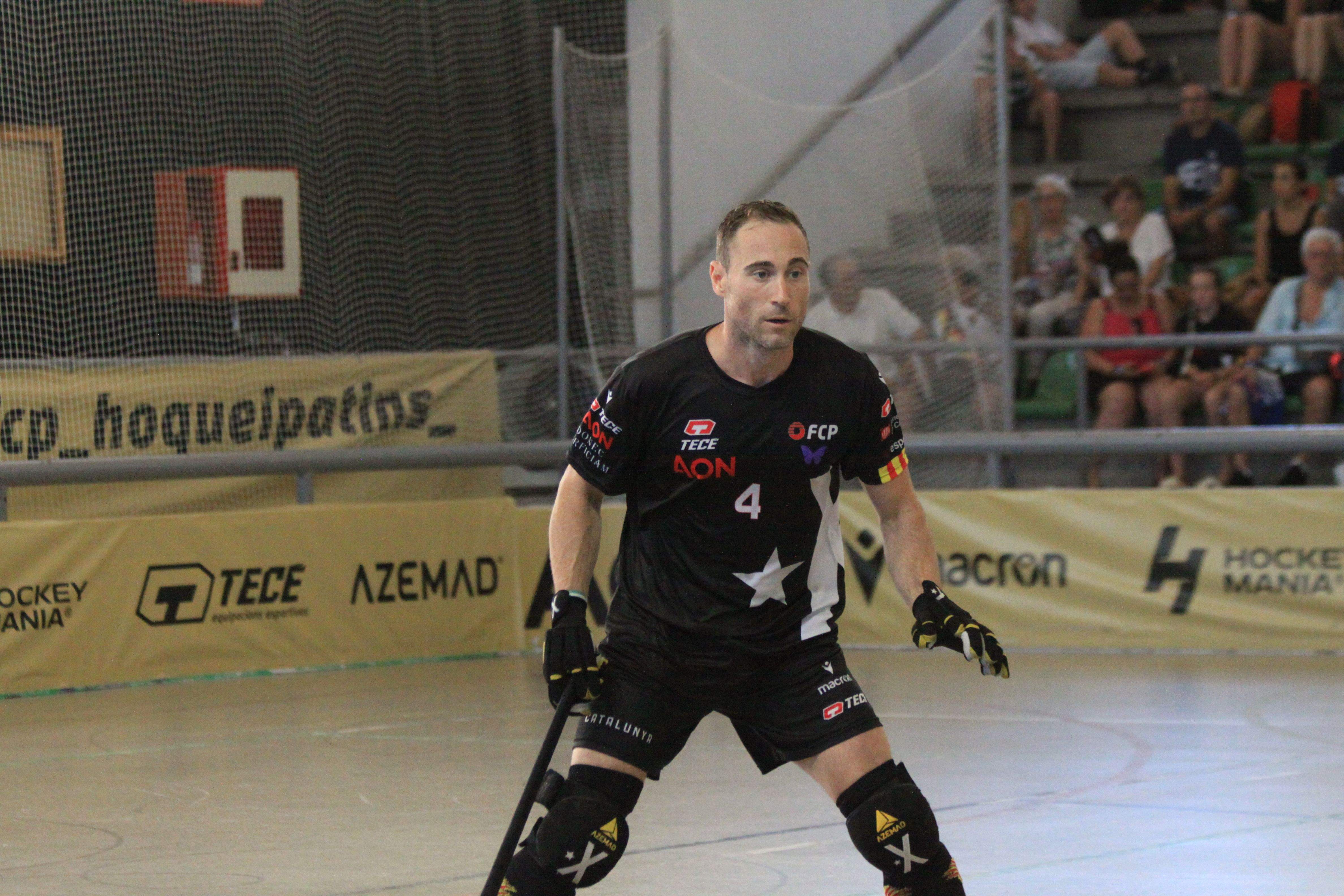 Marc Coy en el partit contra Itàlia a la Golden Cat 2025. Foto: Laia Jubany