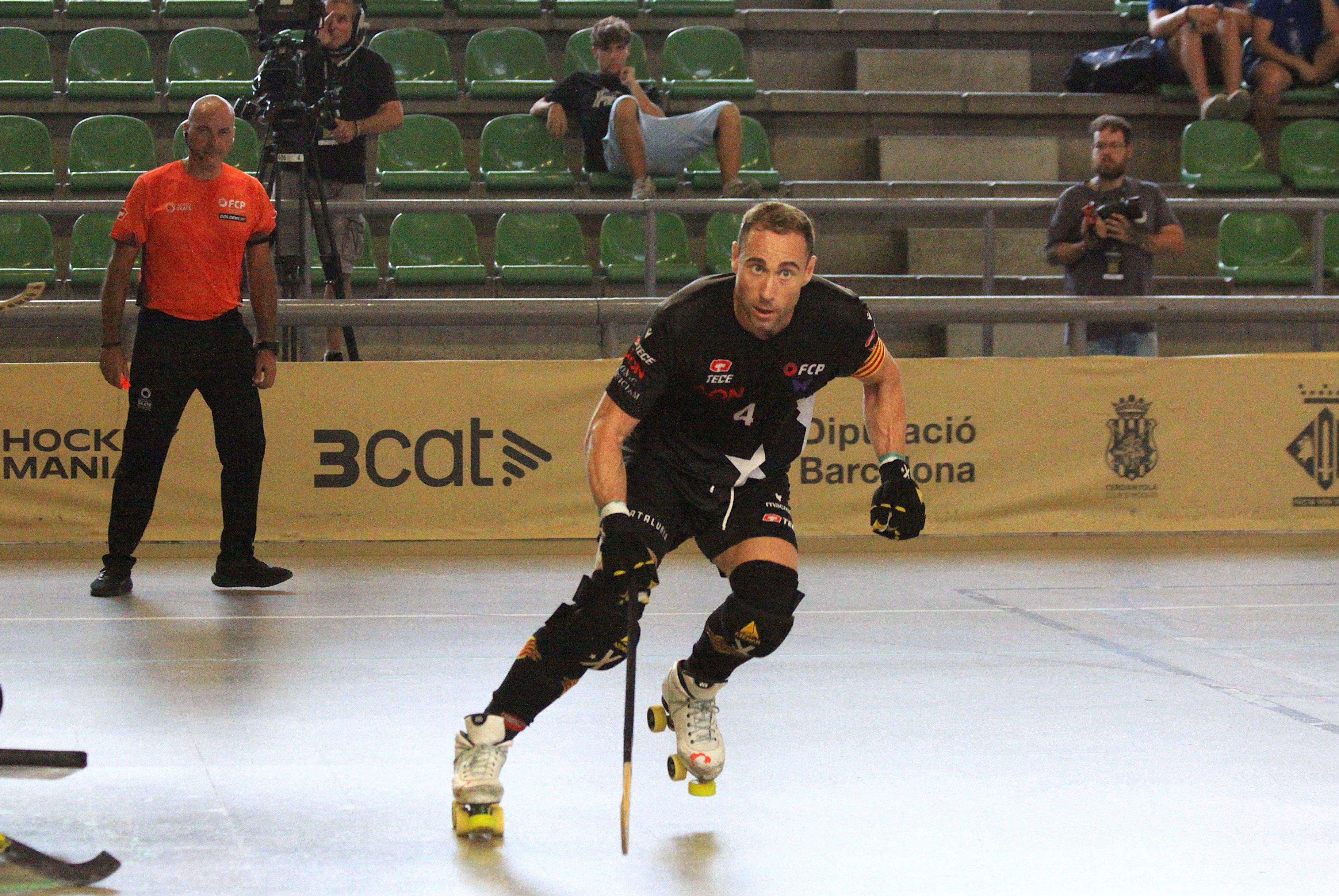 Marc Coy en el partit contra Itàlia per la tercera posició a la Golden Cat 2025. Foto: Laia Jubany