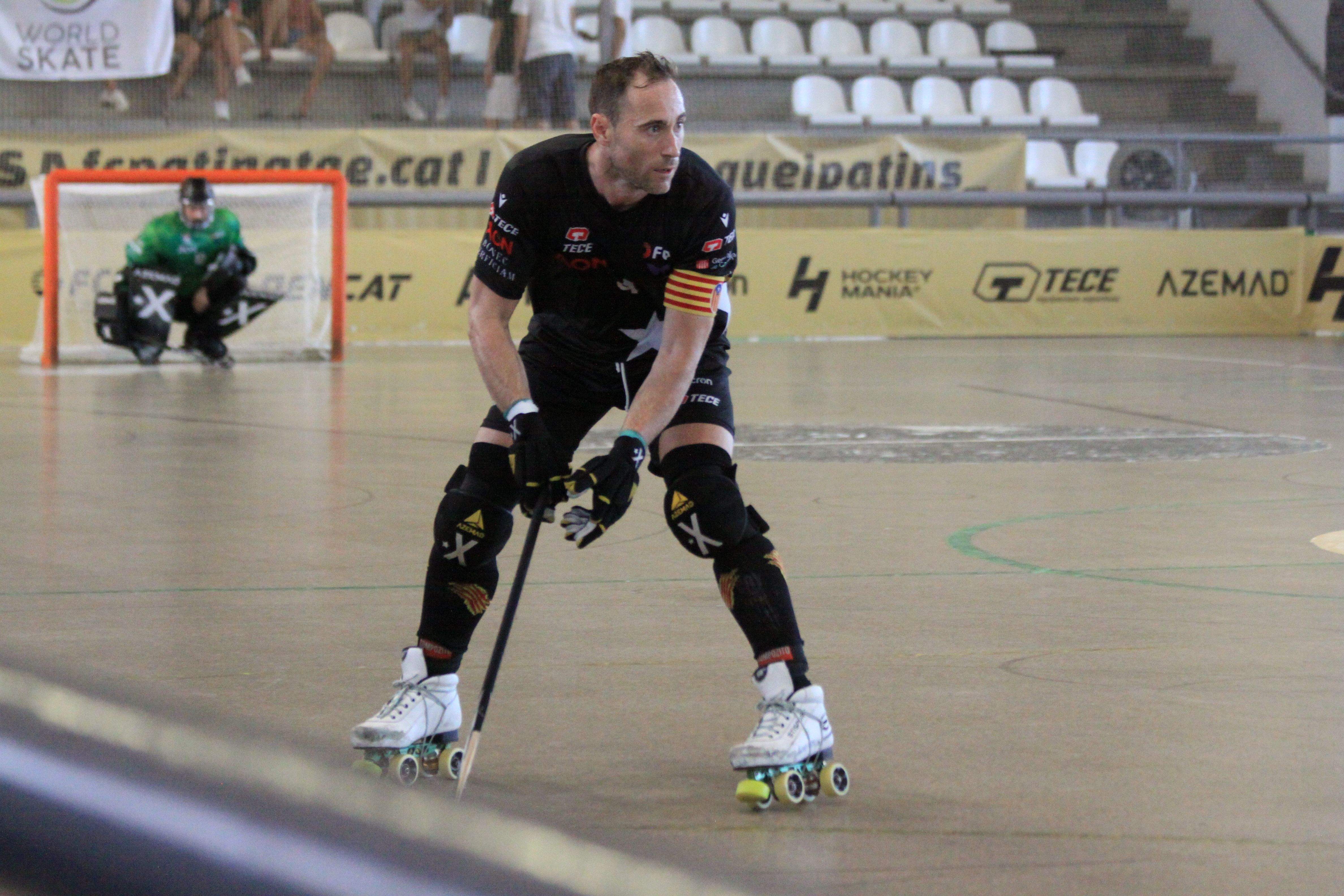 Marc Coy en el partit contra Itàlia per la tercera posició a la Golden Cat 2025. Foto: Laia Jubany