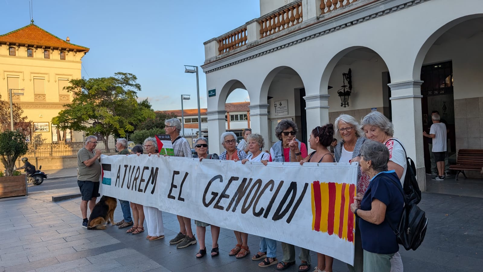 Concentració de Cerdanyola amb Palestina, que ha anunciat convocatòries cada dijous, excepte el dia 11.