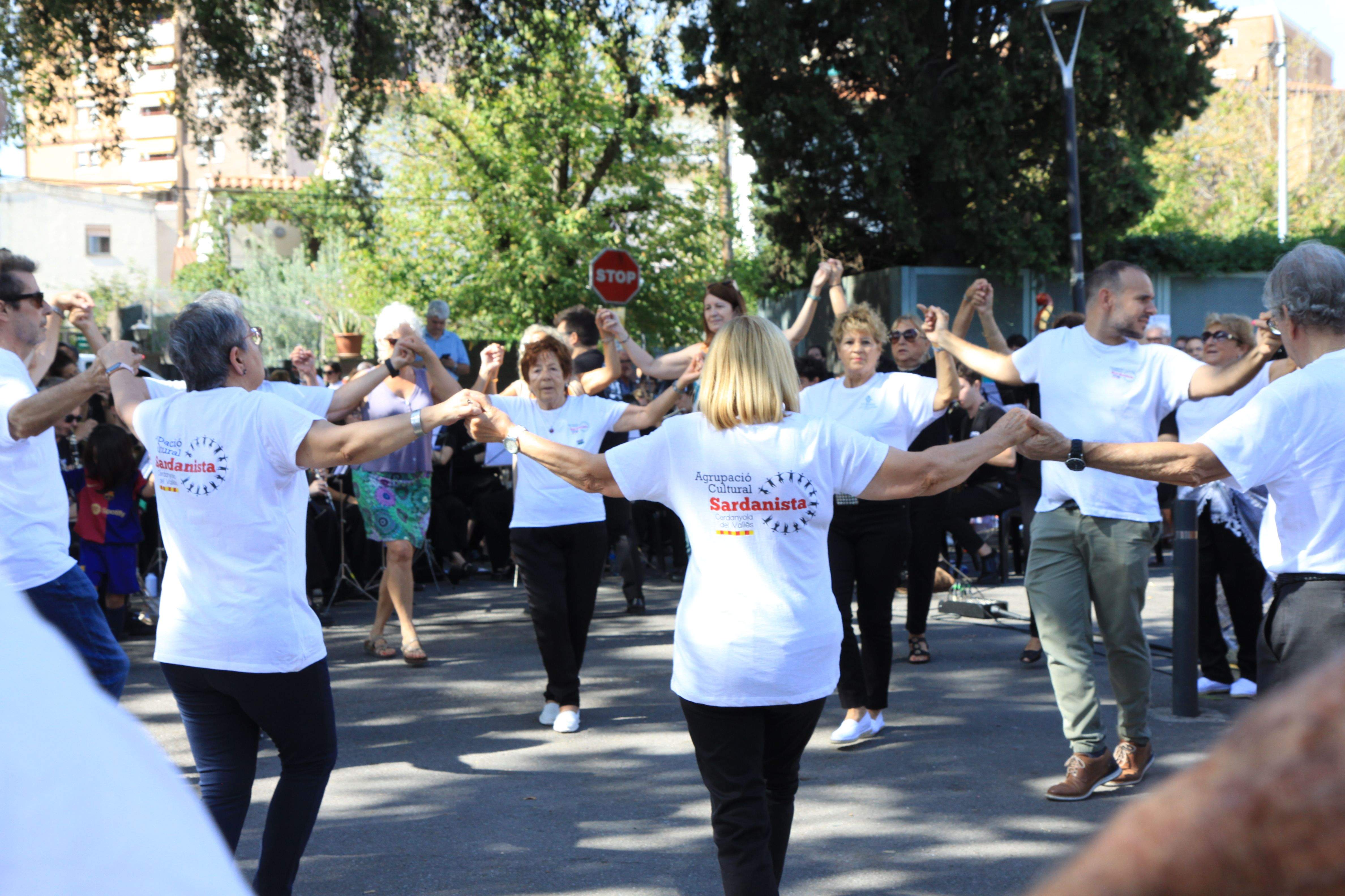 El ball de sardanes ha posat funt i final a l'acte institucional de la Diada 2025. Foto: Laia Jubany