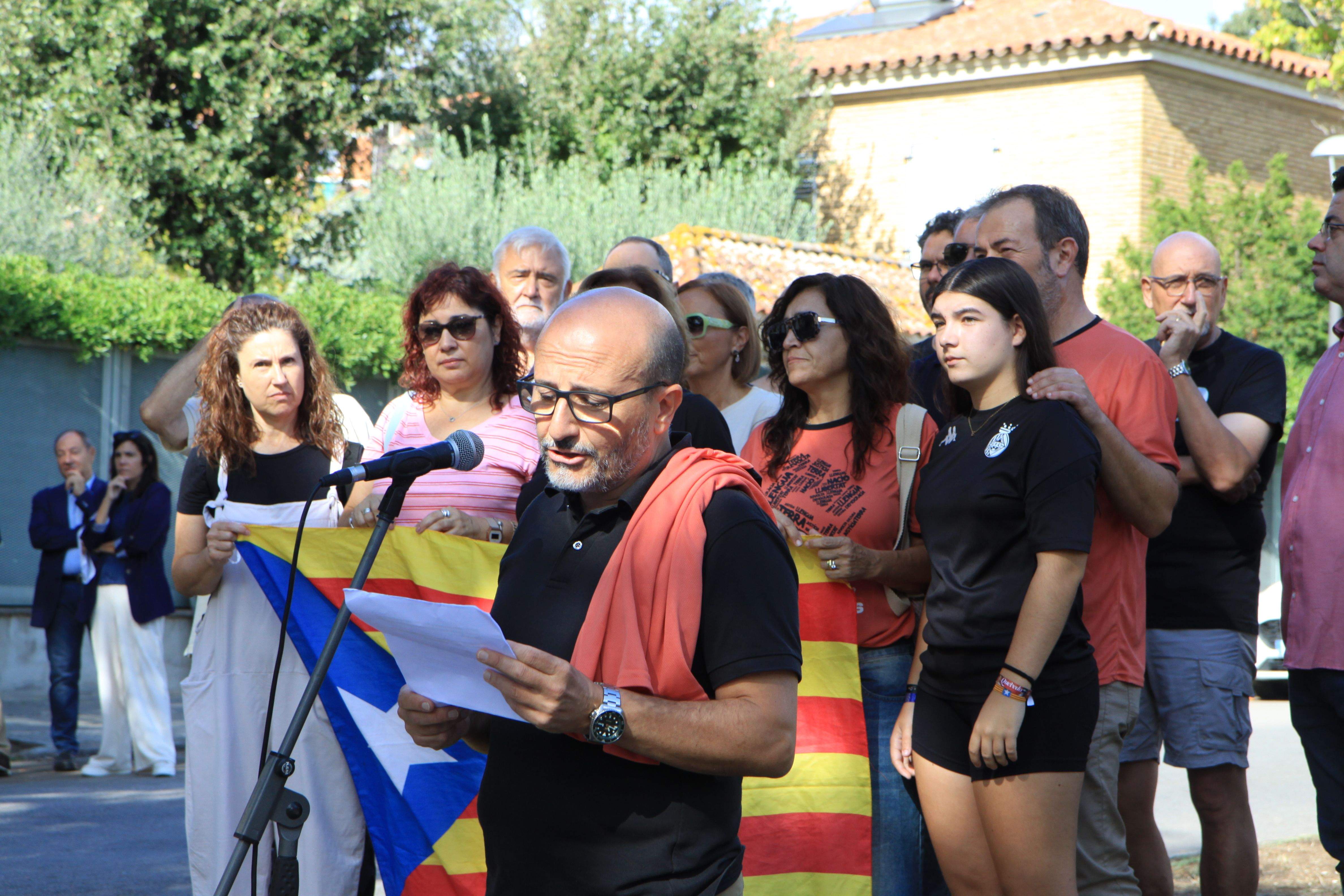 Discurs de Junts durant la Diada 2025. Foto: Laia Jubany