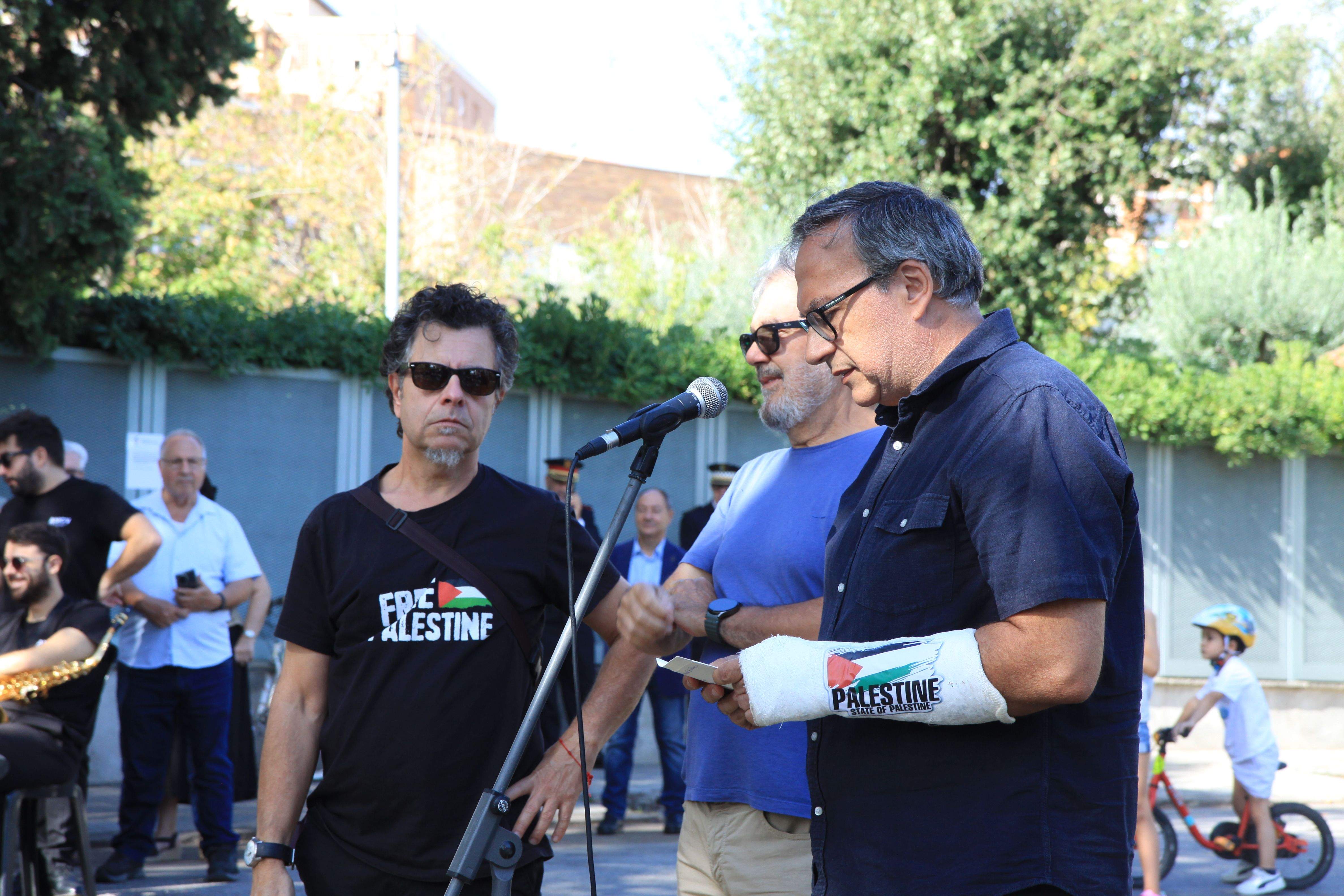 Discurs de Podem durant la Diada 2025. Foto: Laia Jubany