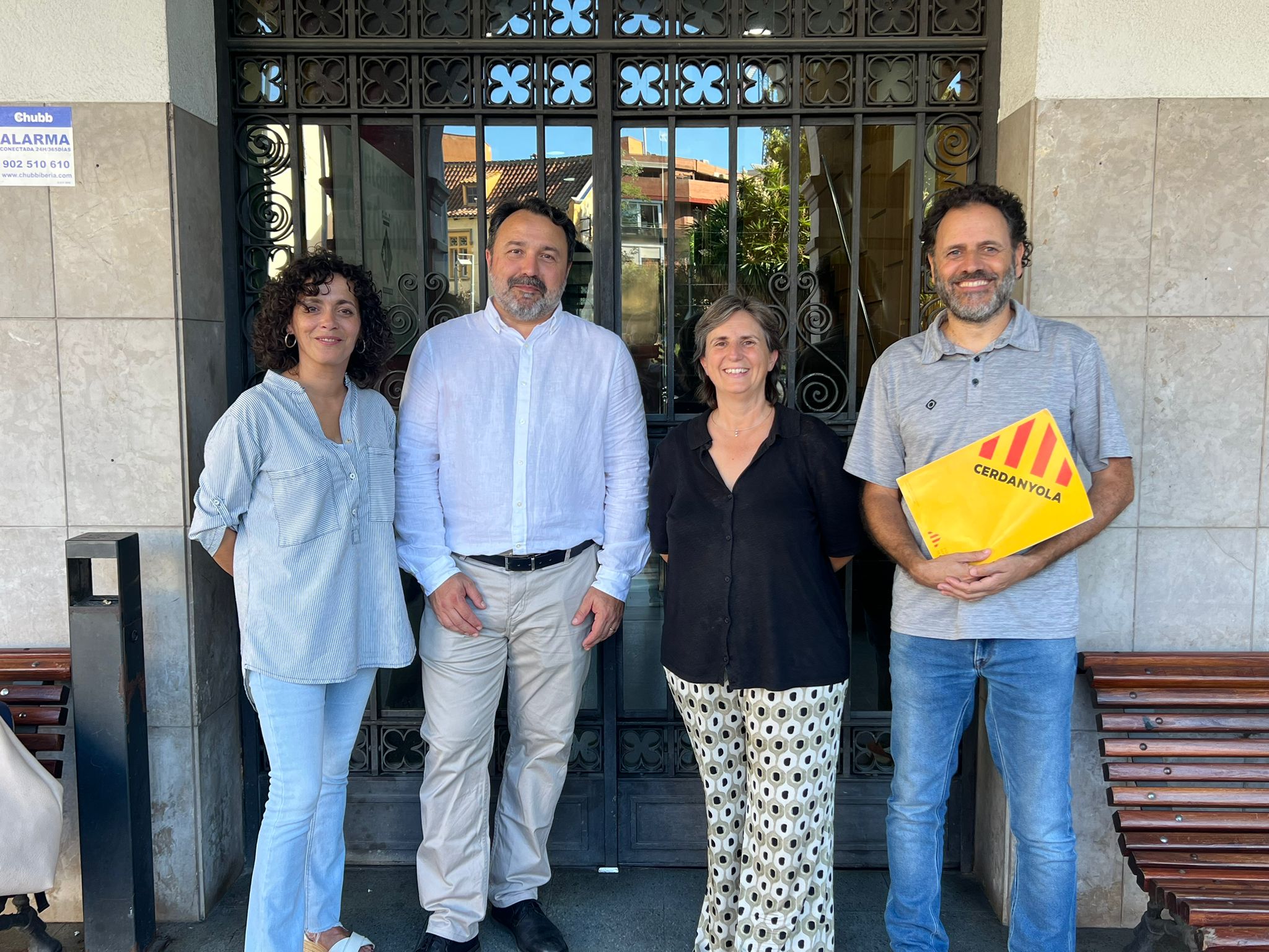 ERC Cerdanyola mostra el seu malestar per una possible privatització de l'ús de la Casa Llopis. FOTO: Marc Mata