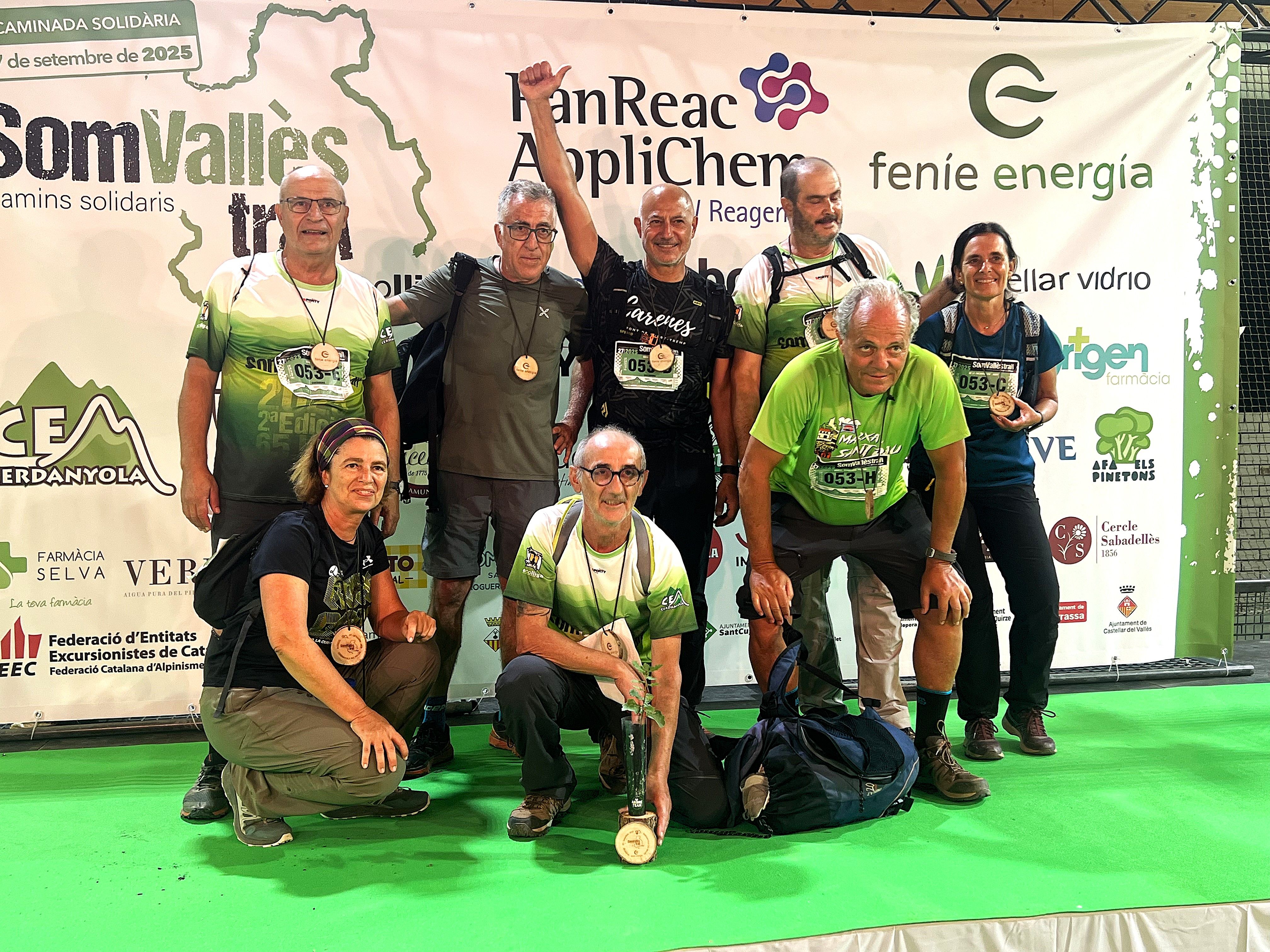 Equip guanyador de la Som Vallès 2025. Foto: Marc Mata