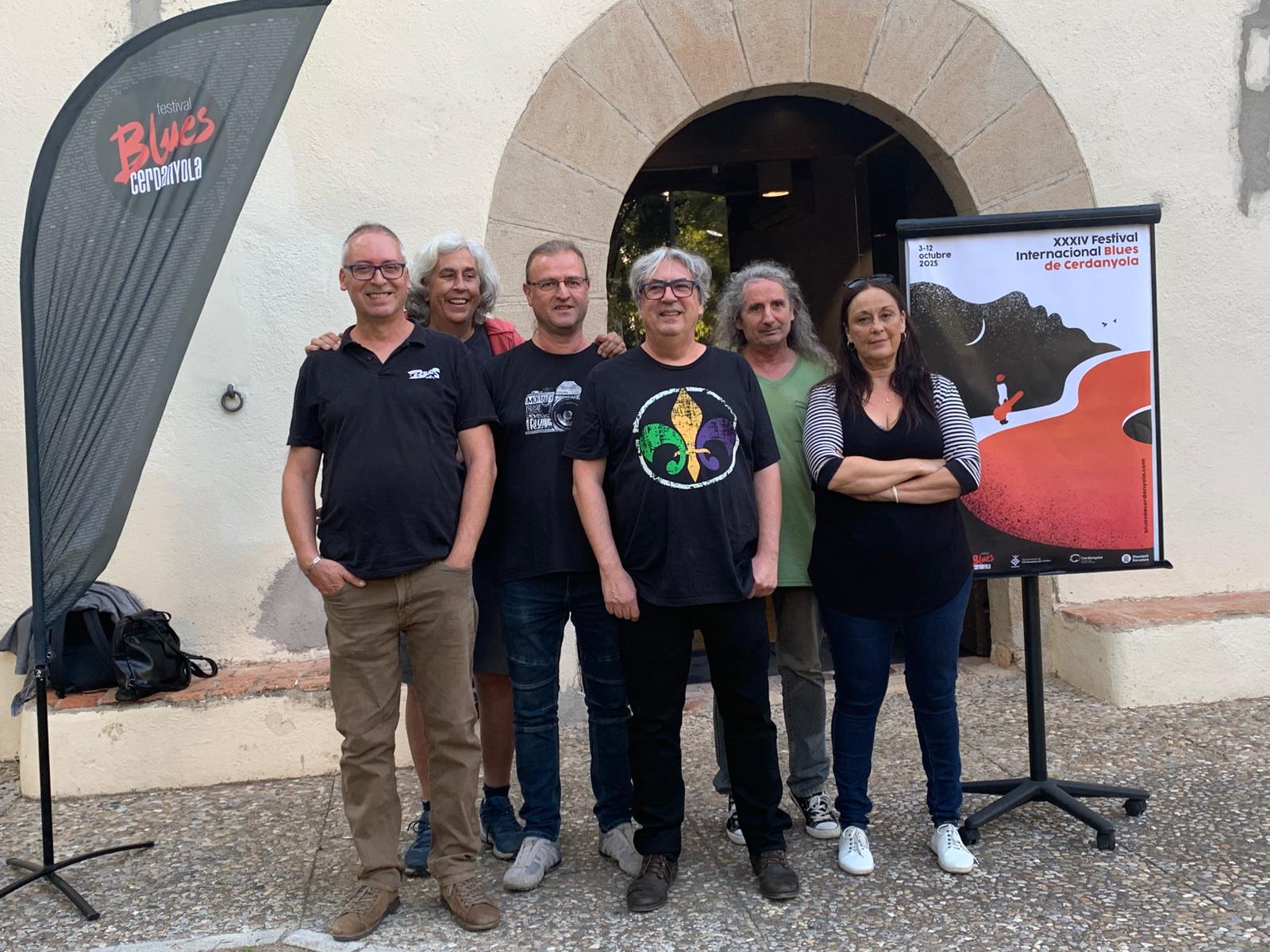 La comissió encarregada de la programació del Festival Internacional Blues Cerdanyola. FOTO: Judit Josa