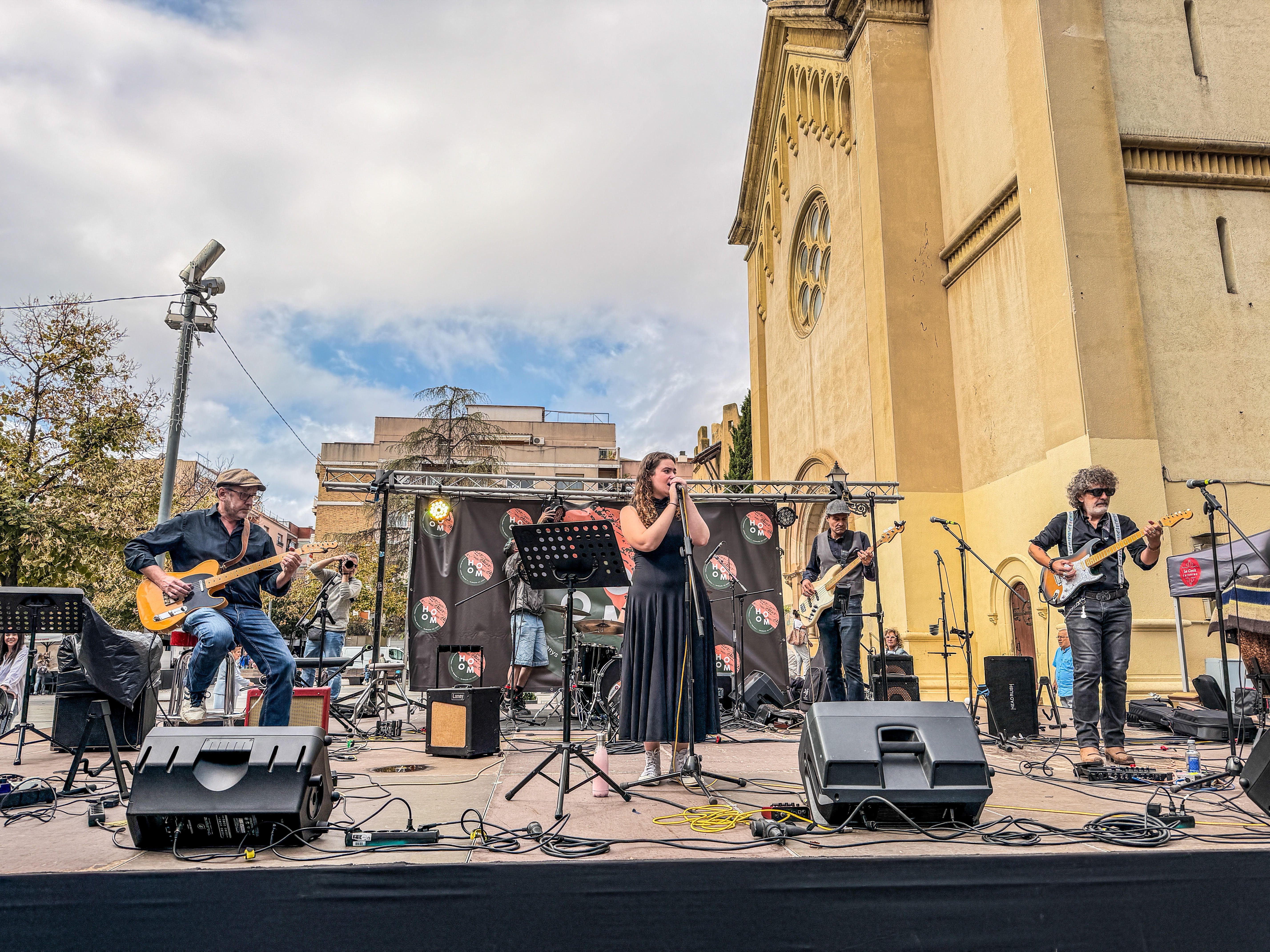 Austin Paulers Band, a la Plaça d'Abat Oliba. FOTO: Carme Monclús