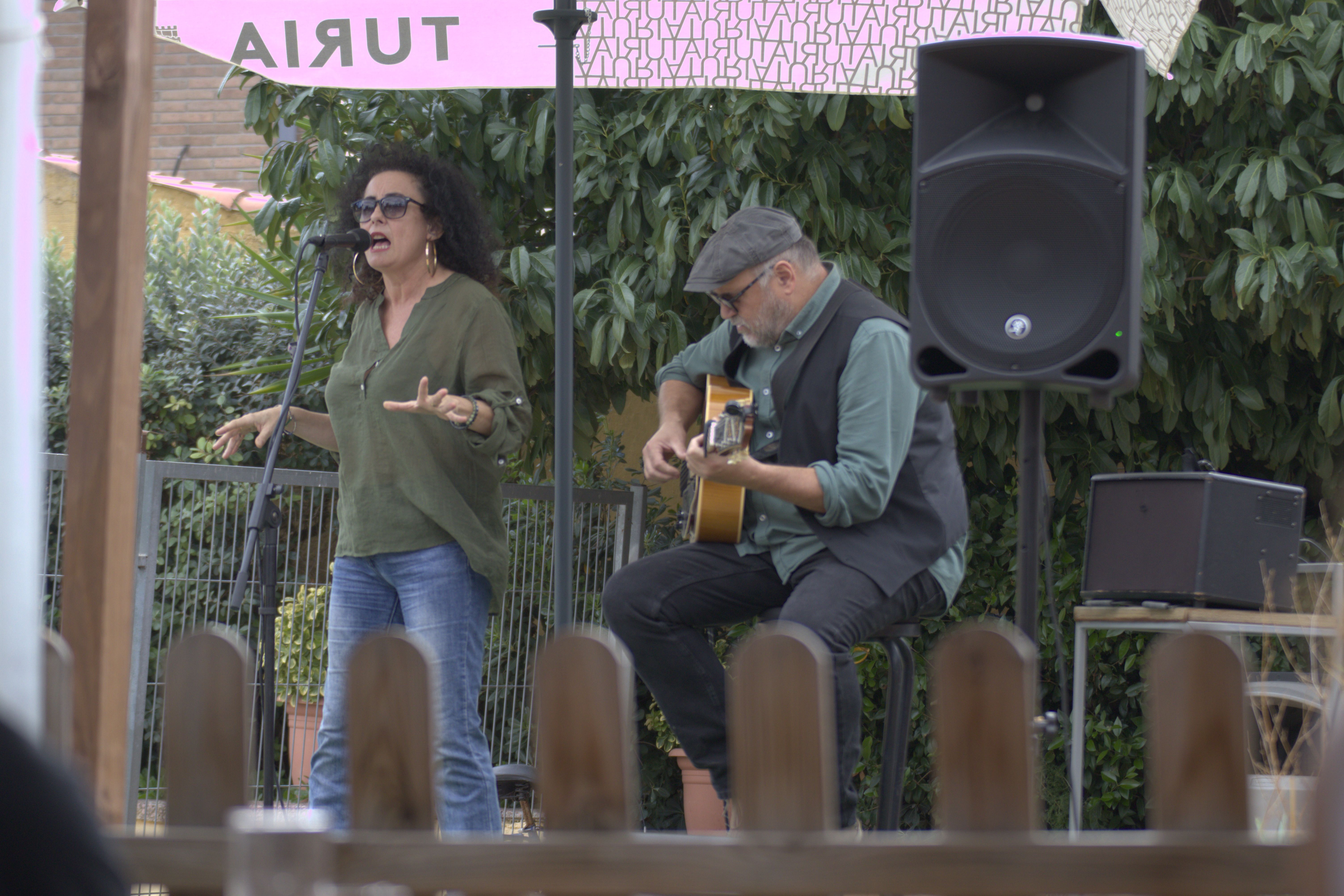 Actuació de Soul River Blues Roots, dissabte 11, a la piscina de Montflorit. Foto: Marc Mata 