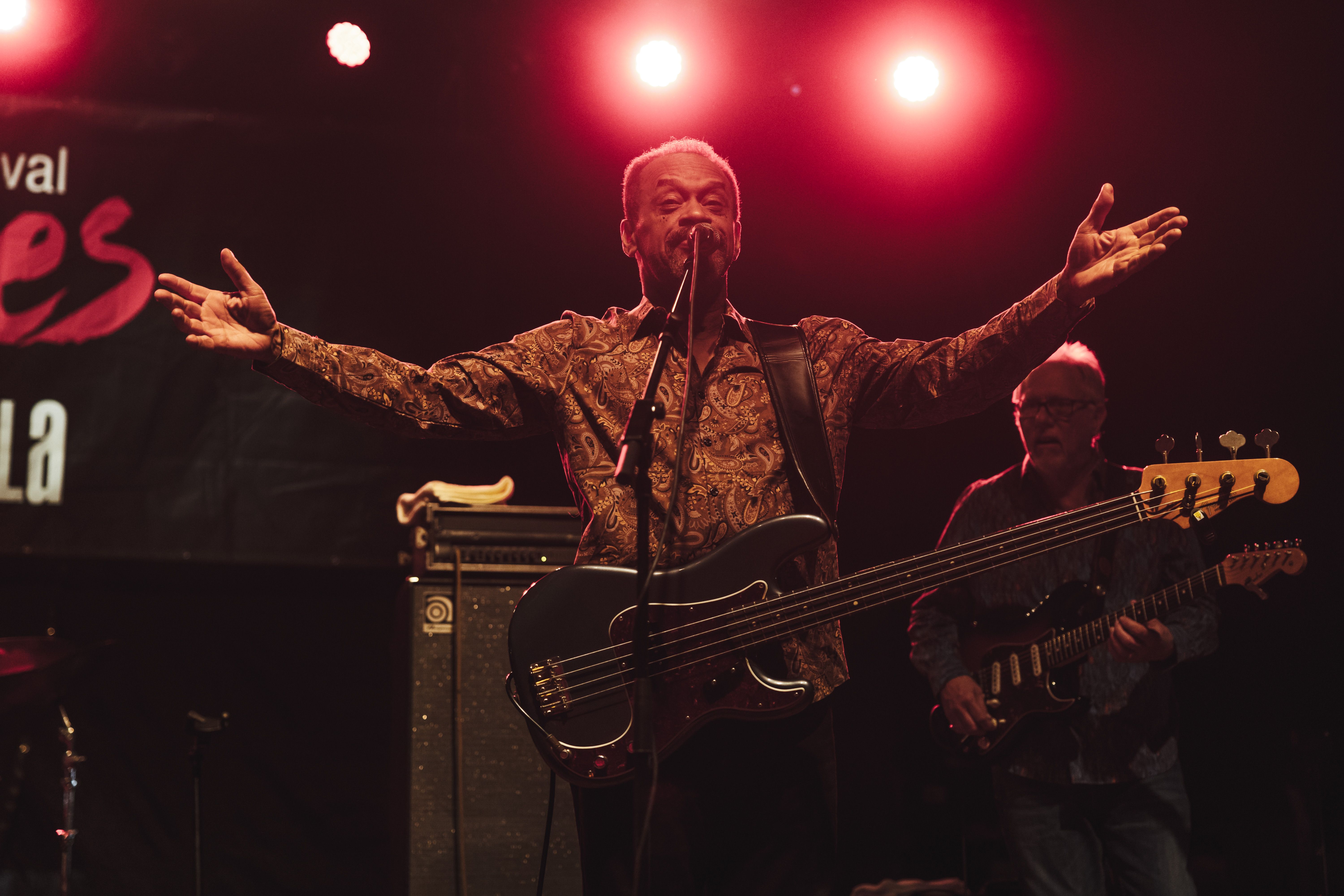 Actuació de Shemekia Copeland, a la carpa del Parc Xarau, en la cloenda del Festival Internacional Blues Cerdanyola 2025. Foto: Arnau Padilla