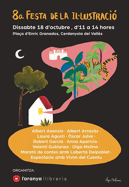 Cartell de la 8a Festa, dissenyat per l’artista cerdanyolenca Olga Molina.