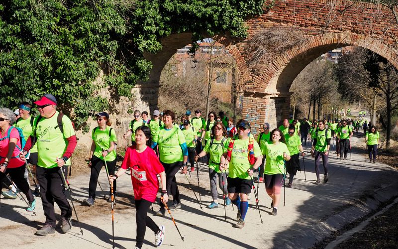 Marxa eco del Club Marxa Nòrdica Collserola. FOTO: Federació d'Entitats Excursionistes de Catalunya