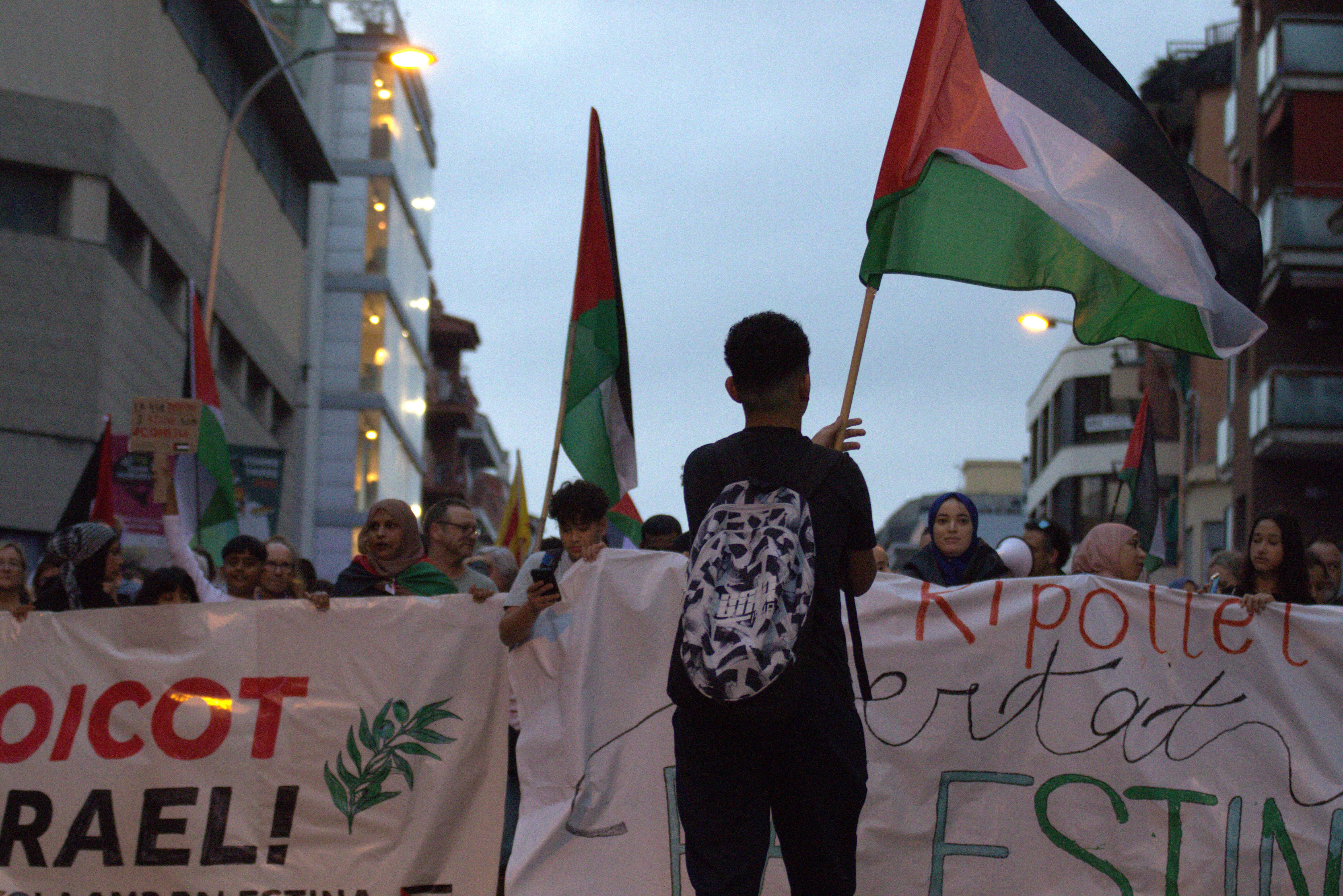 Protesta per Palestina. Foto Marc Mata 